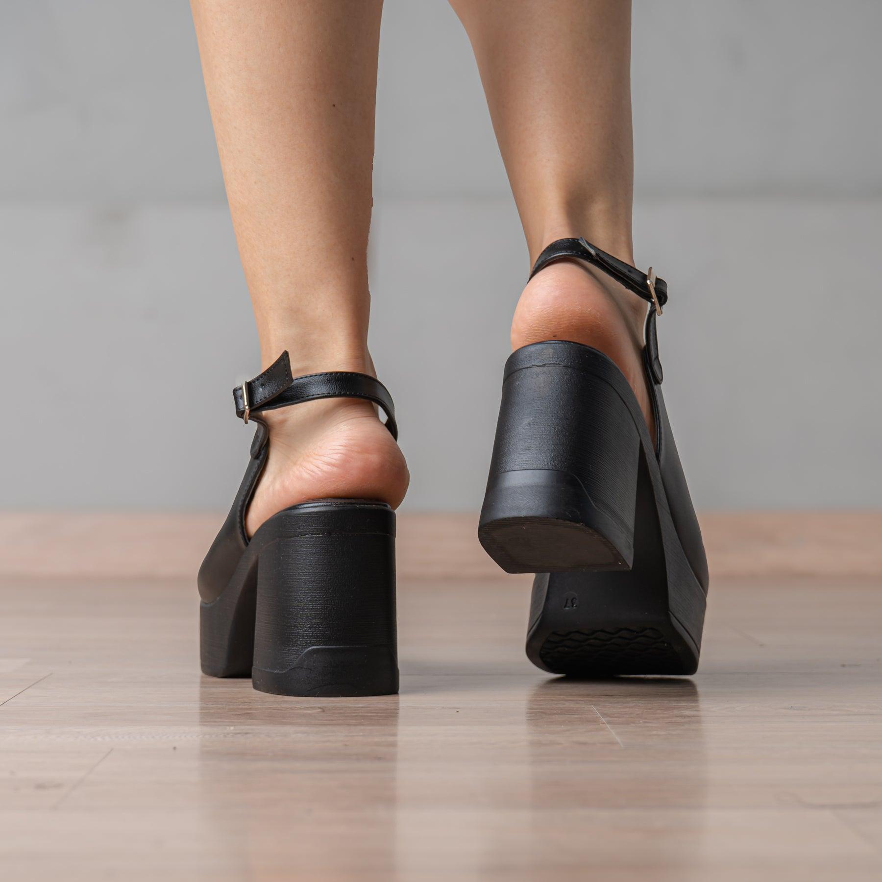 SANDALIAS DE VESTIR MUJER PUHLY NEGRO - 3
