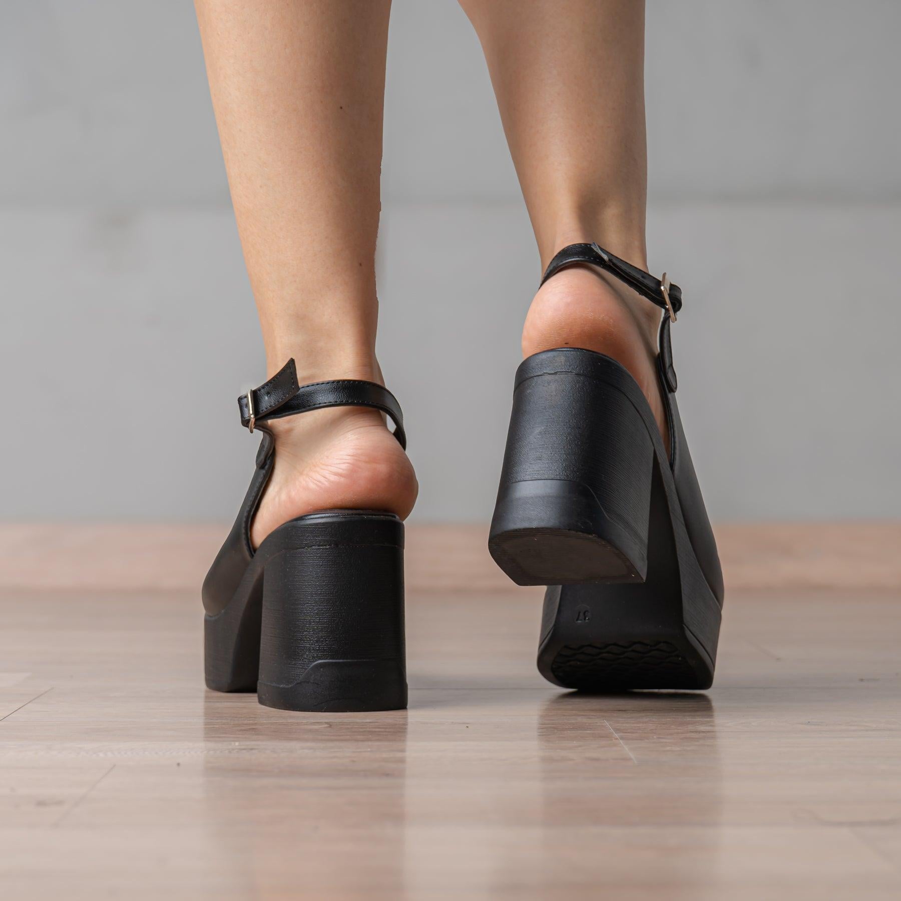 SANDALIAS DE VESTIR MUJER PUHLY NEGRO - 3