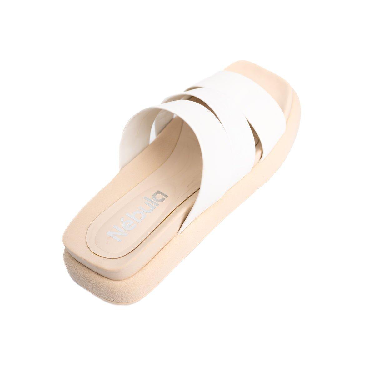SANDALIAS CASUALES MUJER JAMILETH BLANCO - 4