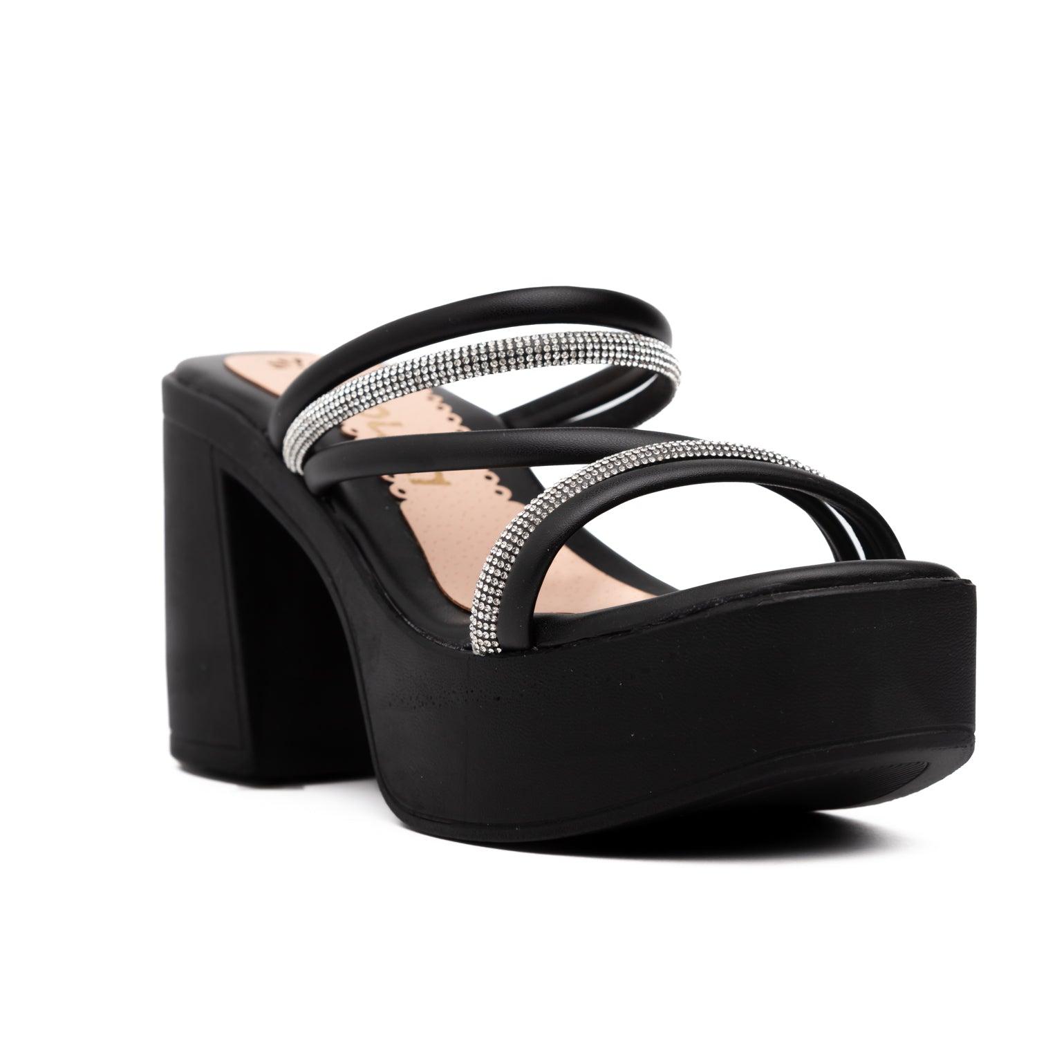 SANDALIAS DE VESTIR MUJER AURORA NEGRO - 7
