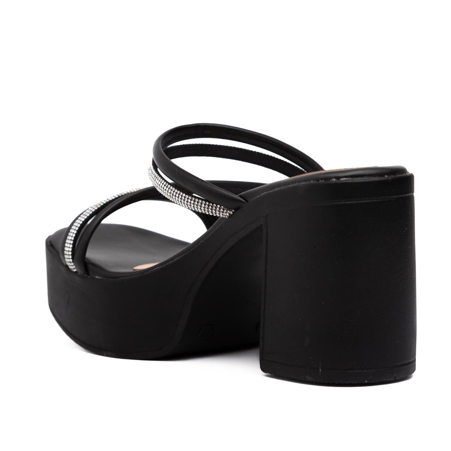 SANDALIAS DE VESTIR MUJER AURORA NEGRO - 8