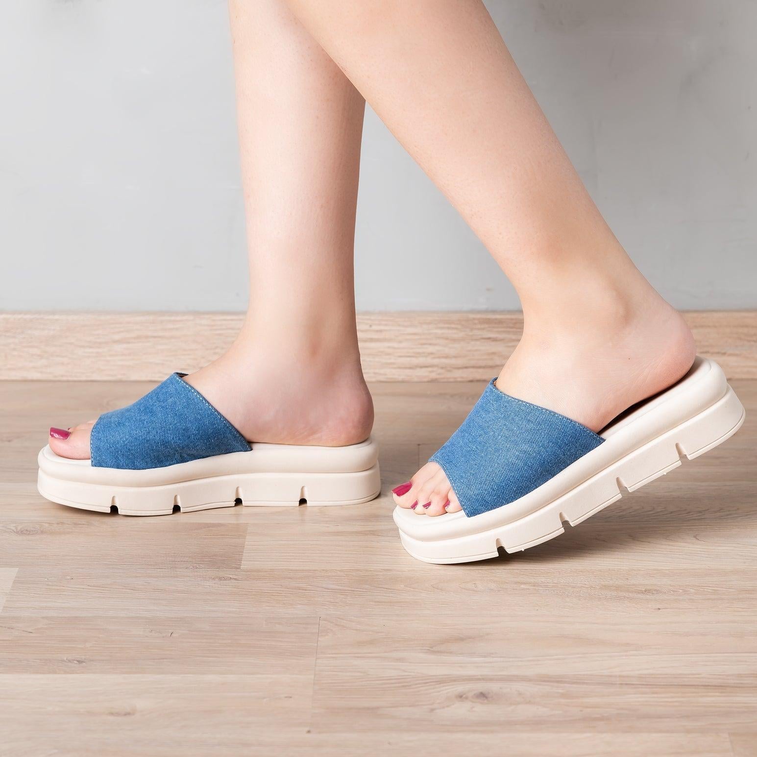 SANDALIAS CASUALES MUJER WESLEY DERIM - 1