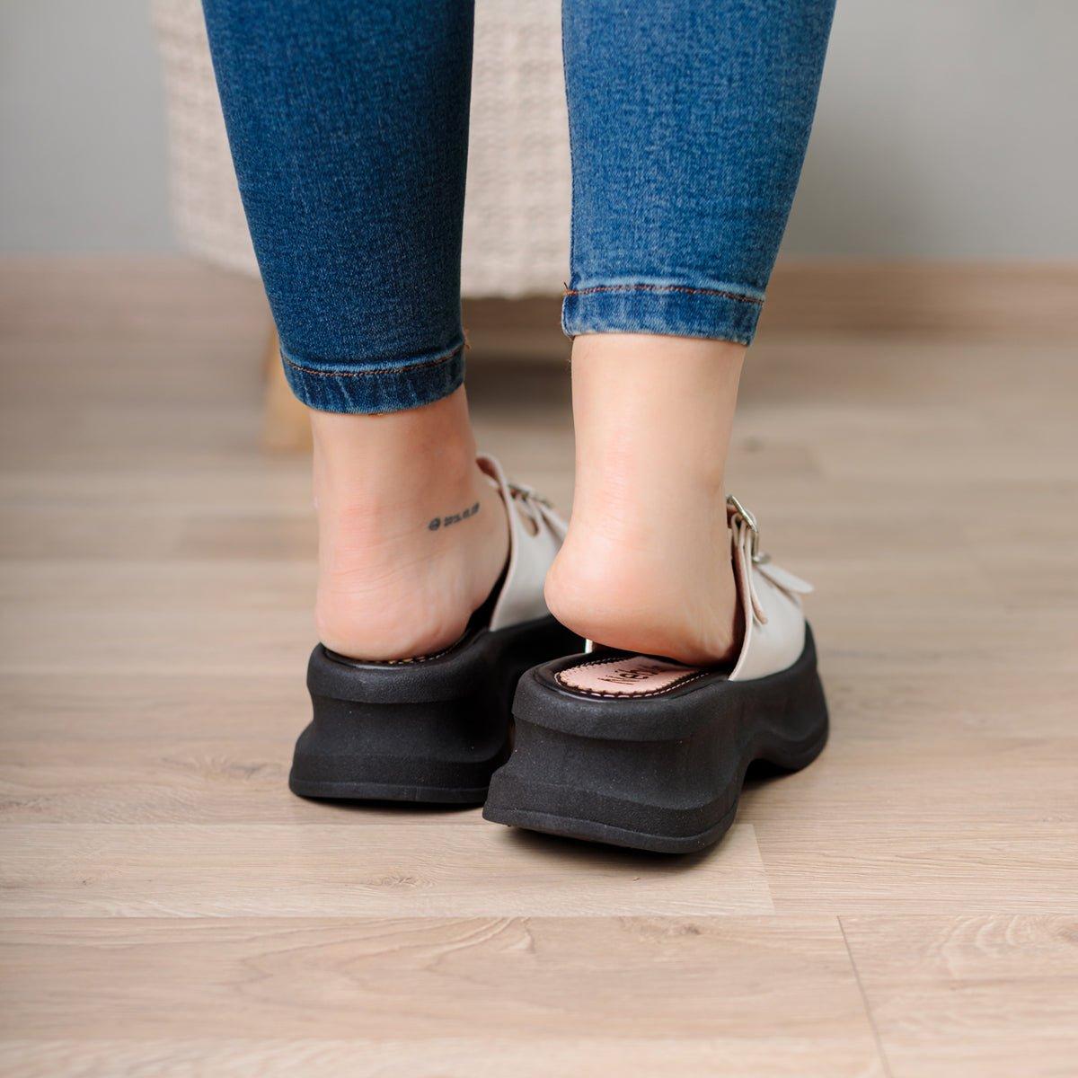 SANDALIAS CASUALES MUJER MILUSA BLANCO - 3