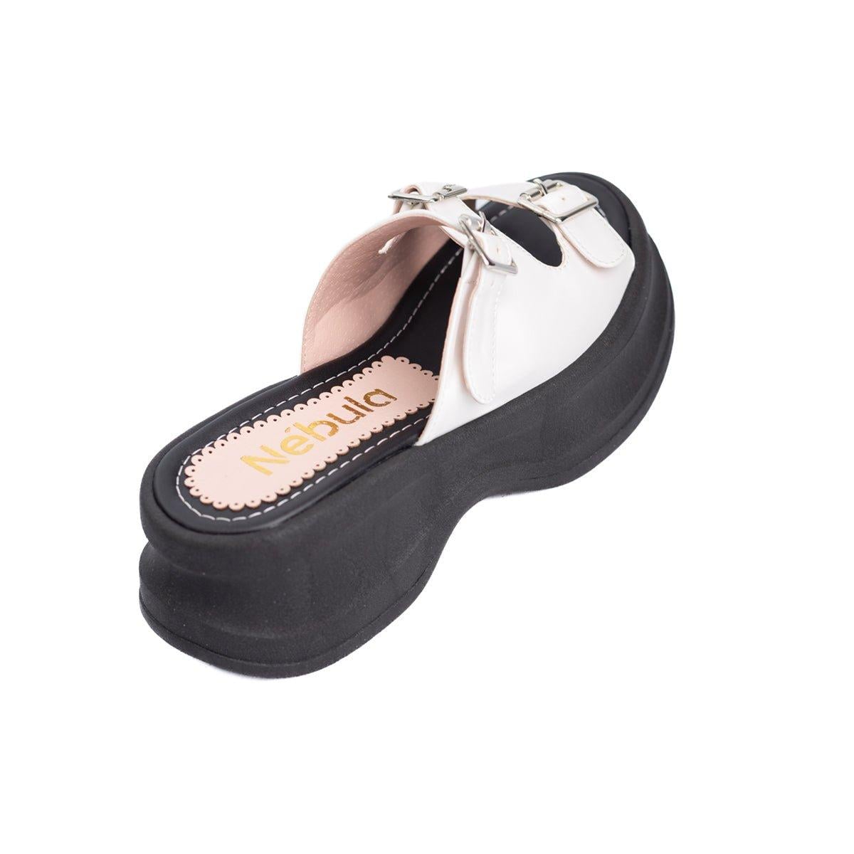 SANDALIAS CASUALES MUJER MILUSA BLANCO - 5