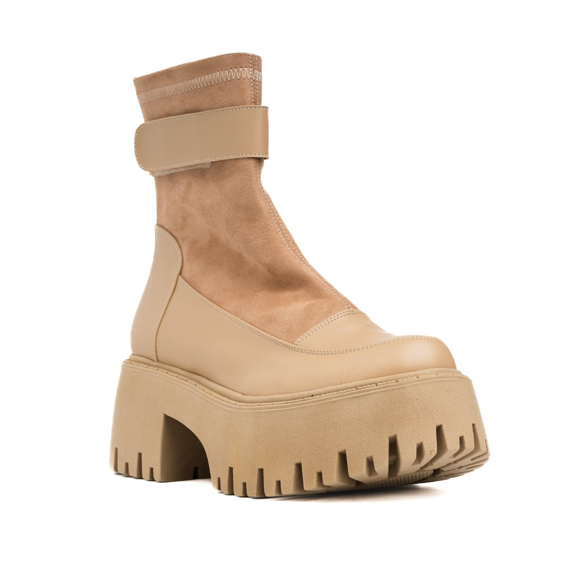 BOTAS MUJER TASYA BEIGE - 5