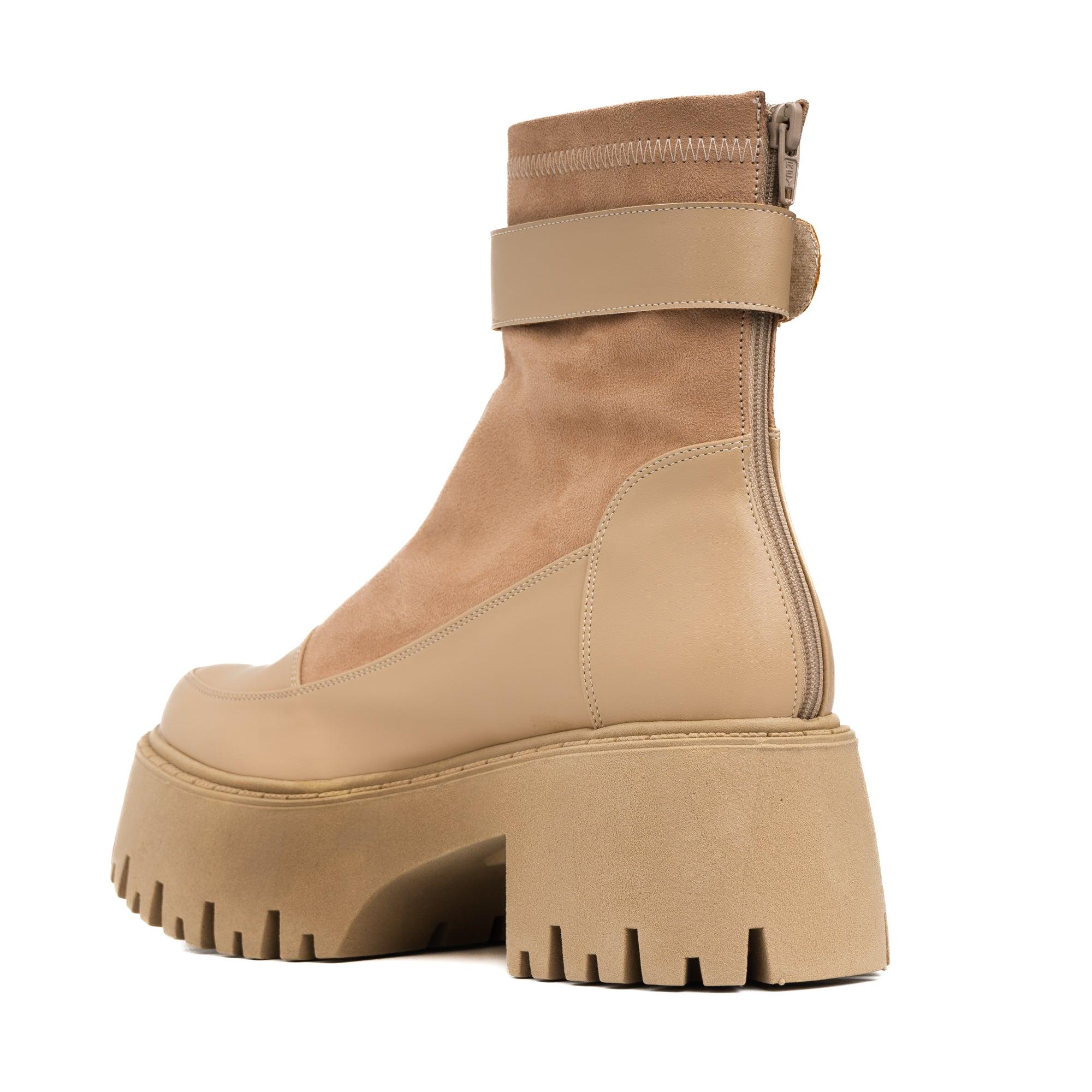 BOTAS MUJER TASYA BEIGE - 6