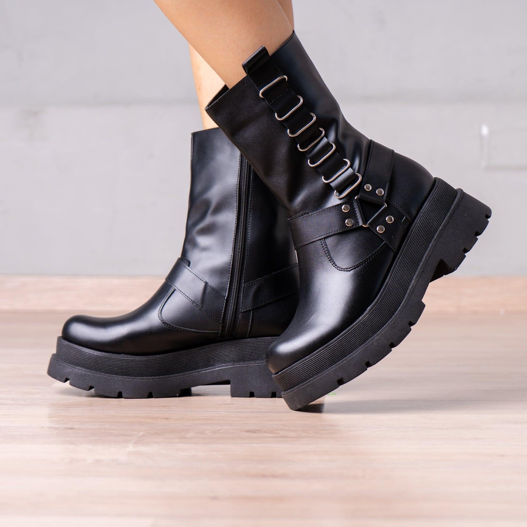 BOTAS MUJER GADEA NEGRO - 1