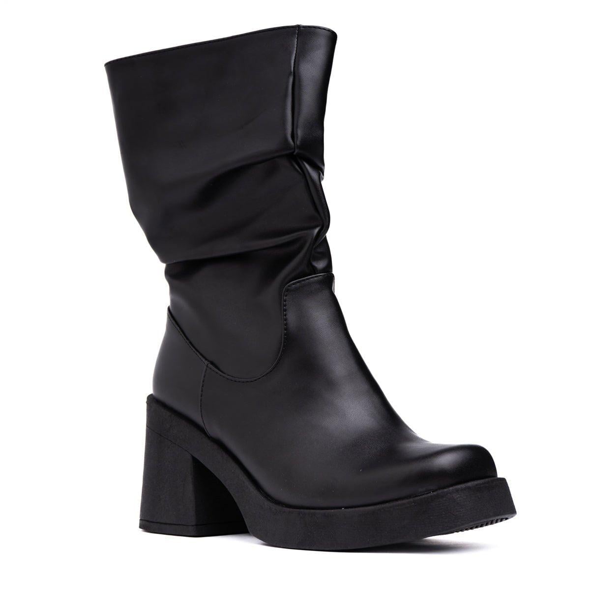 BOTINES MUJER CHUNNY NEGRO - 5