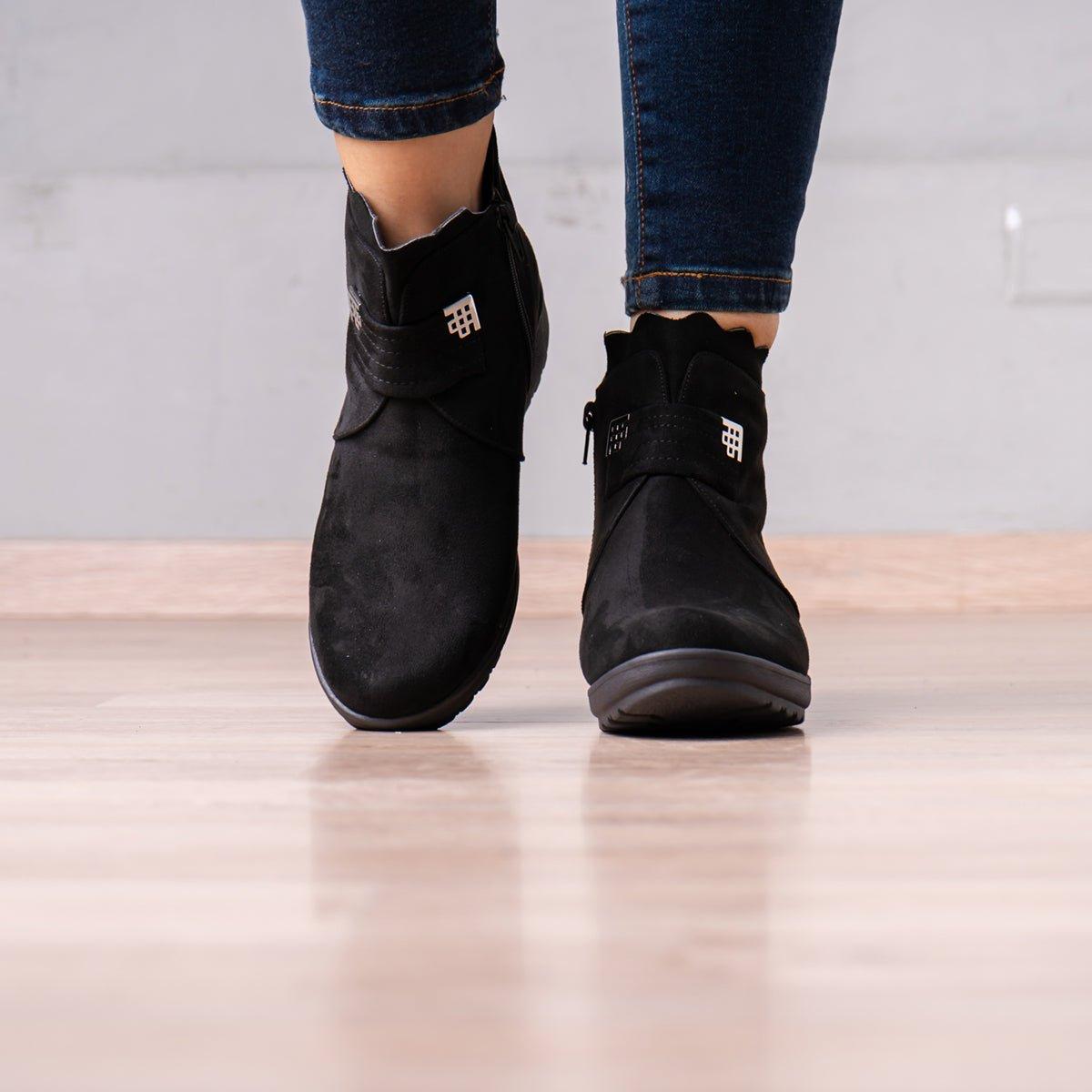 BOTINES MUJER ZURY NEGRO - 2