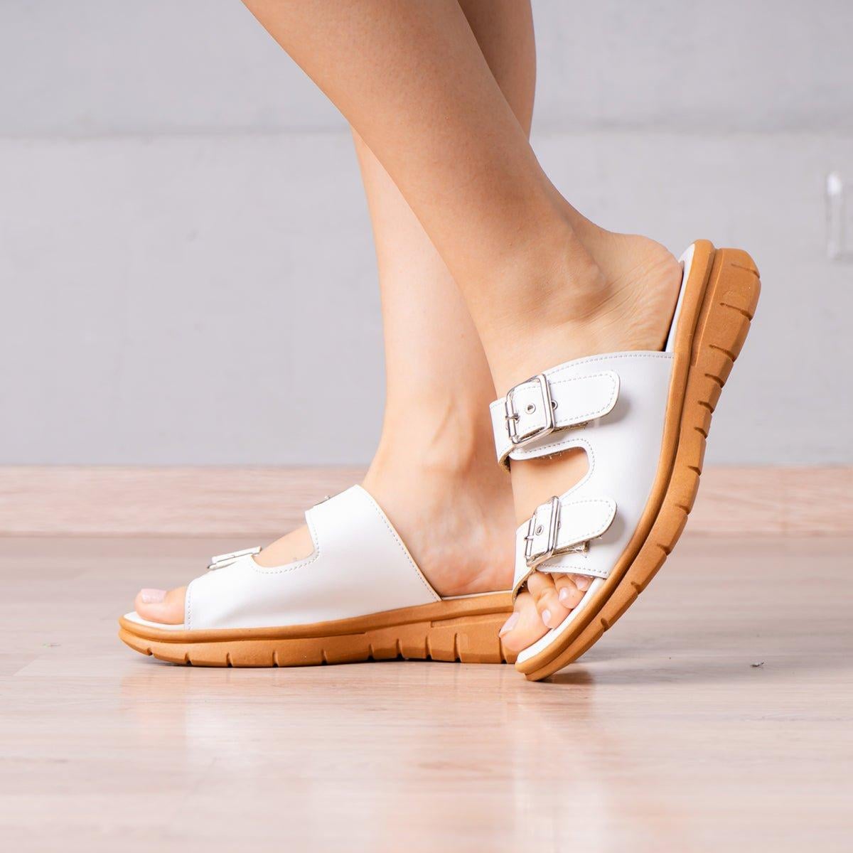 SANDALIAS CASUALES MUJER GLITZ BLANCO - 3