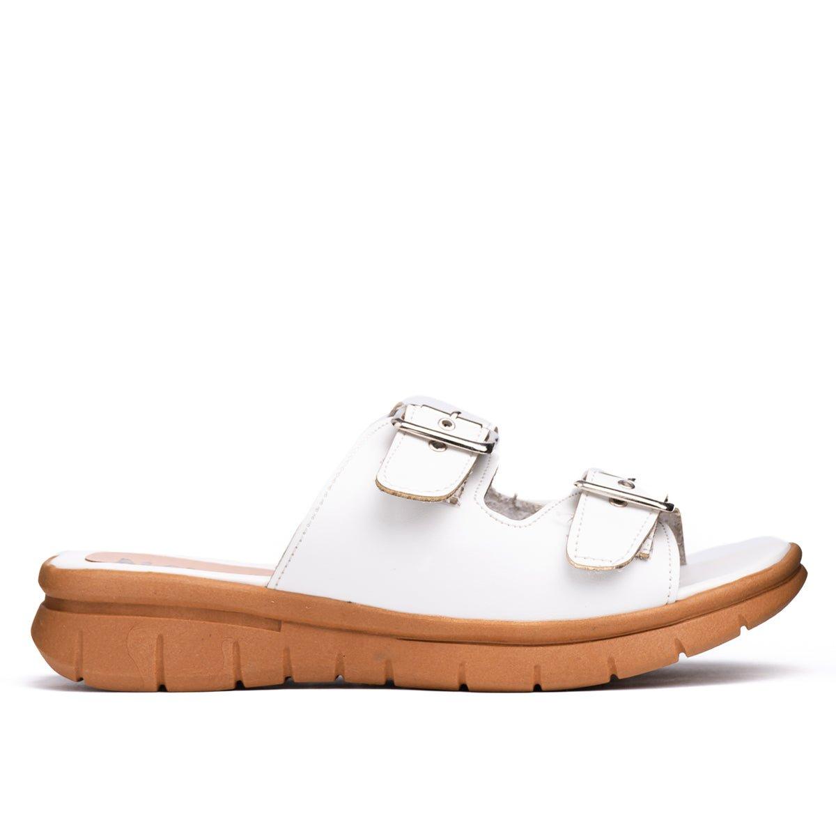SANDALIAS CASUALES MUJER GLITZ BLANCO - 4