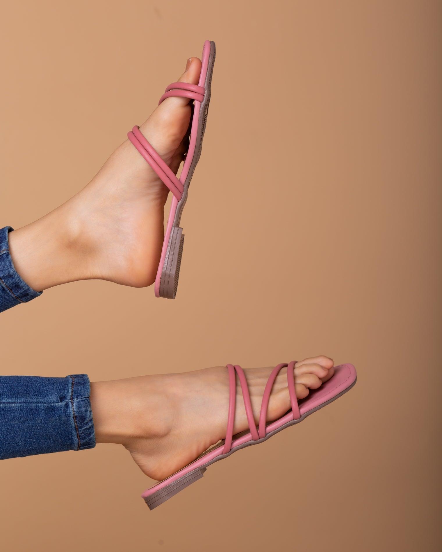 SANDALIAS CASUALES MUJER CHENNAI PALOR ROSA - 1