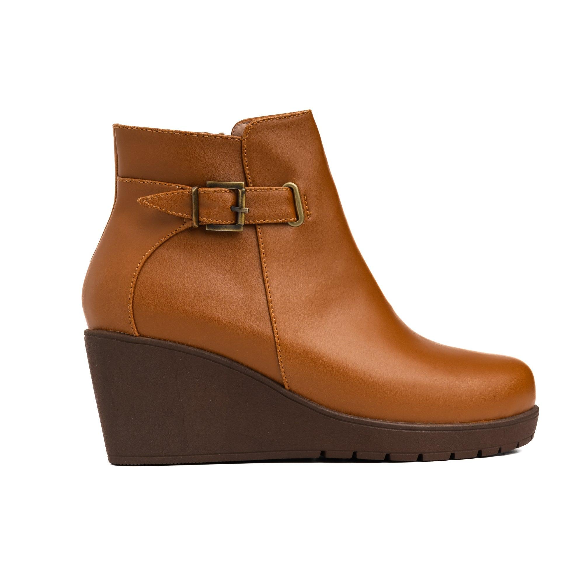 BOTINES MUJER AMNERIS CAMEL - 4
