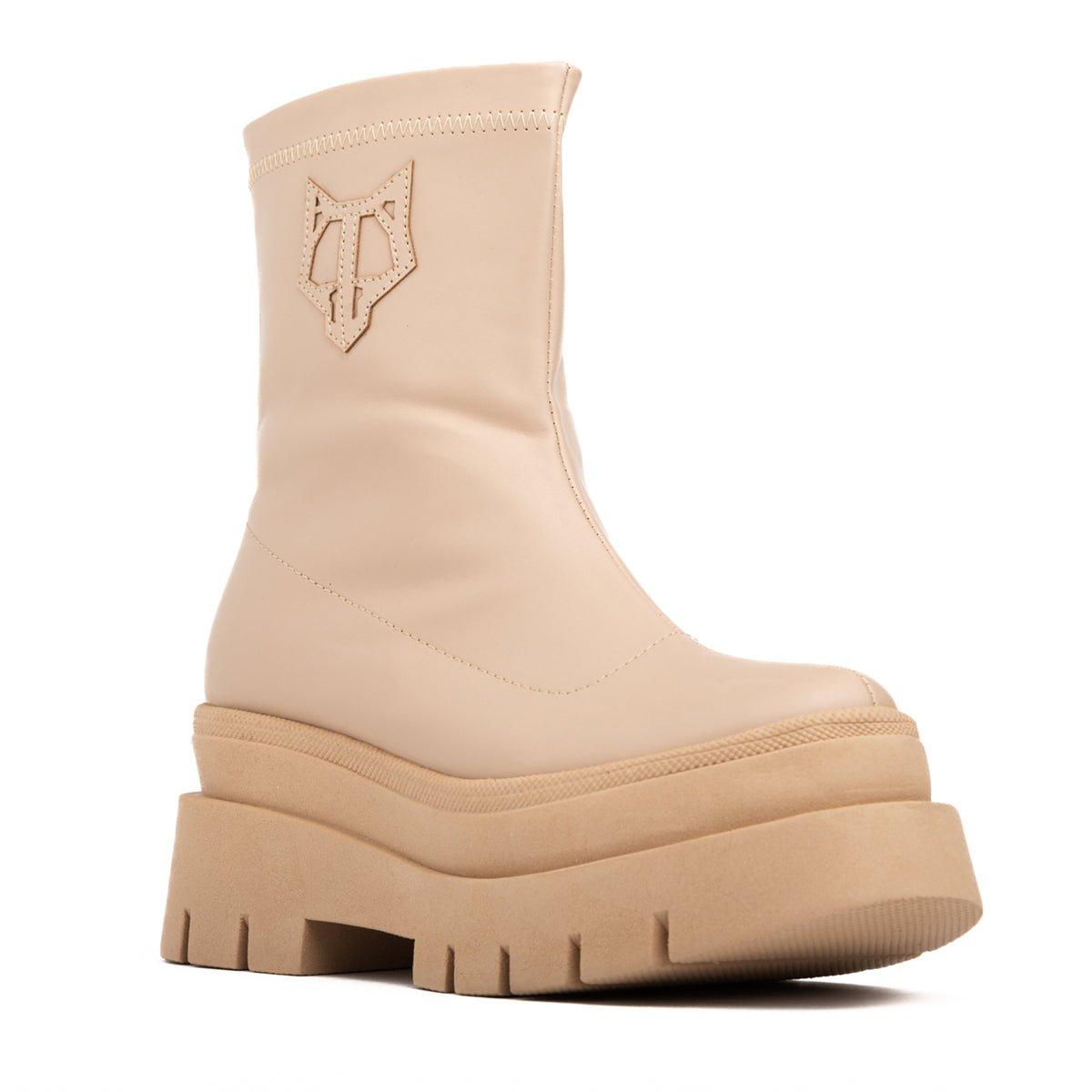 BOTAS MUJER LABELL BEIGE - 6