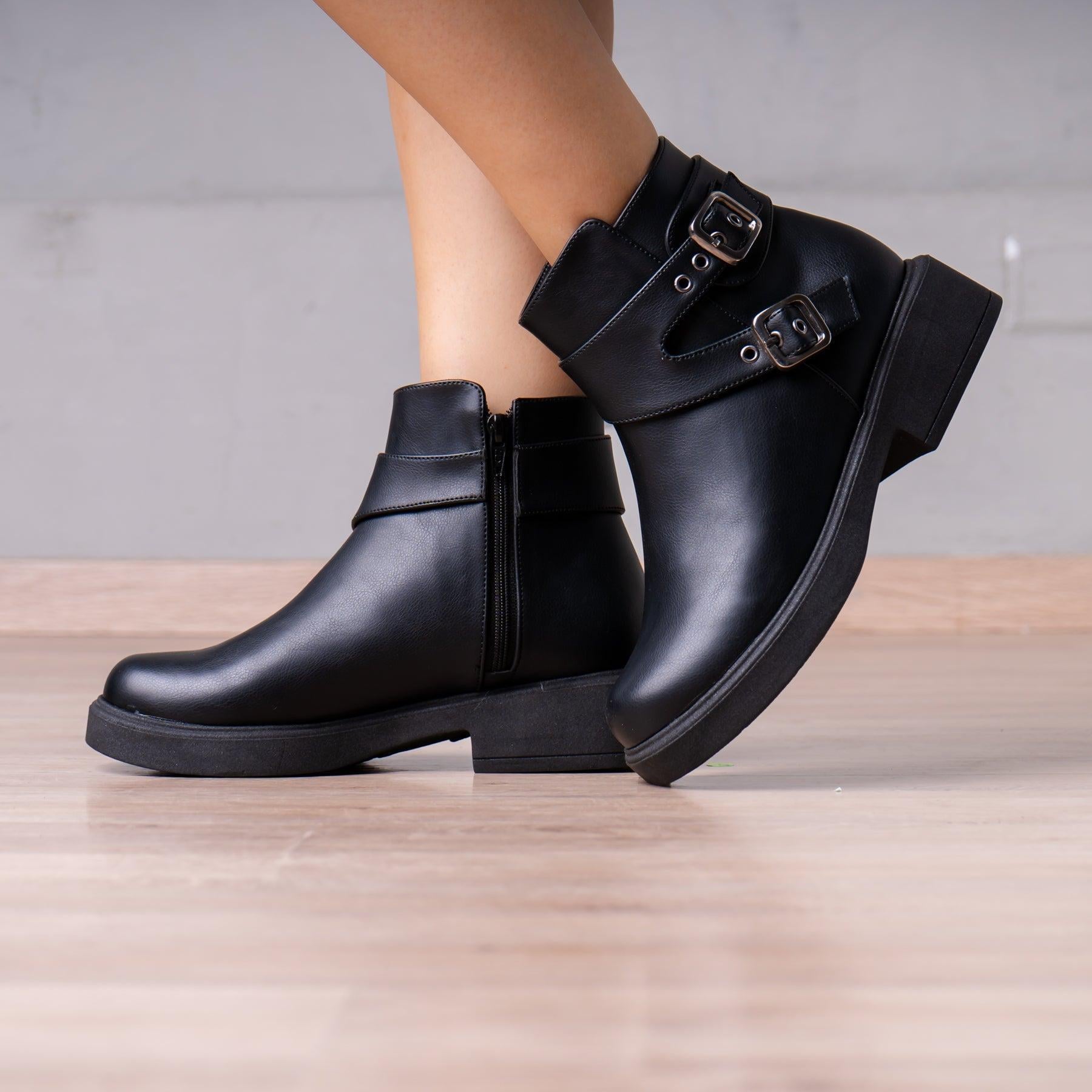 BOTINES MUJER AZUMY NEGRO - 1