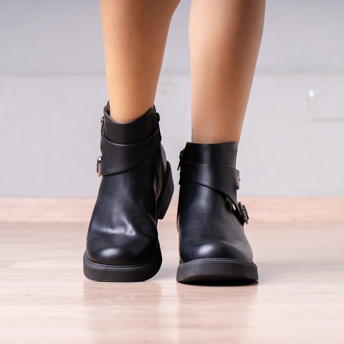 BOTINES MUJER AZUMY NEGRO - 2