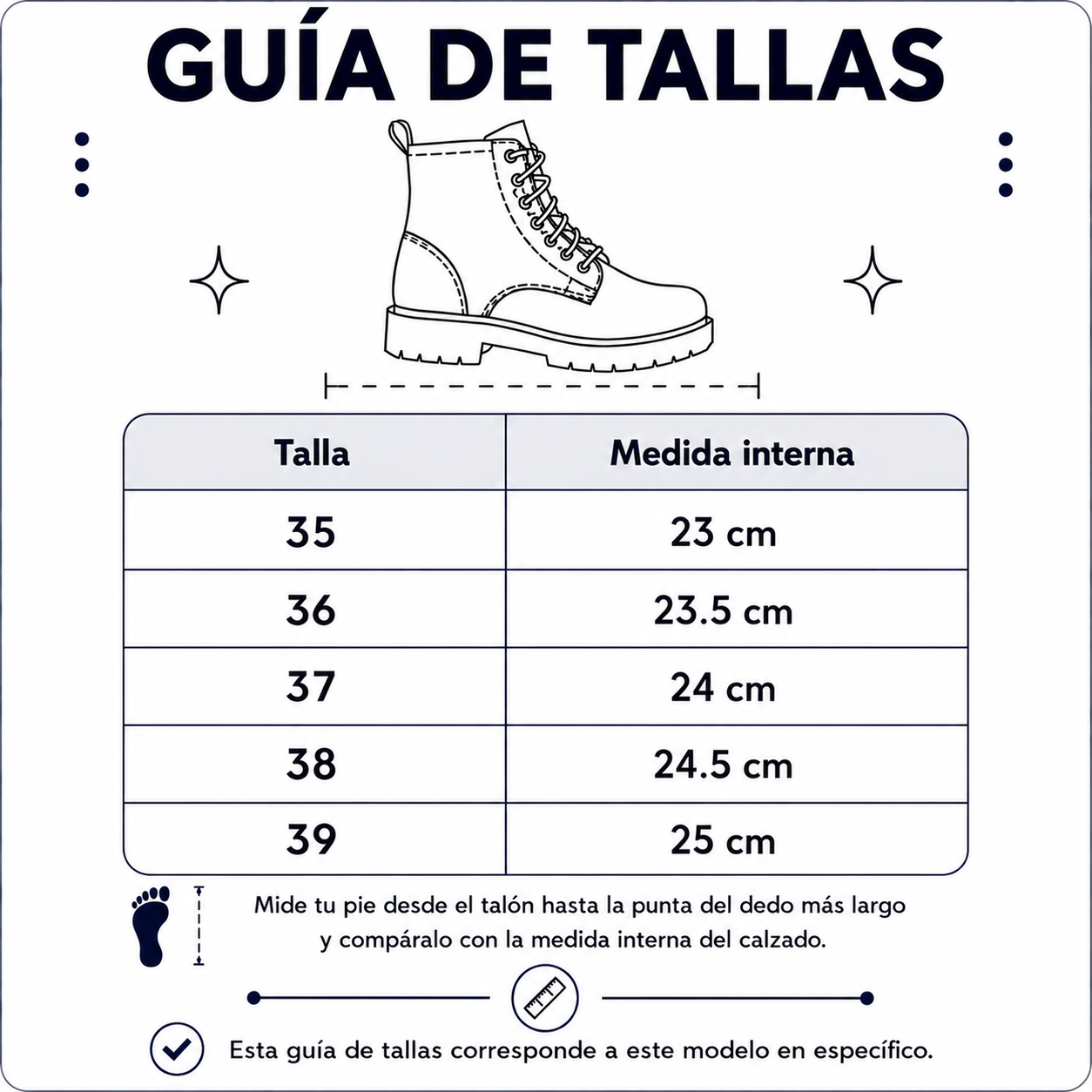BOTINES MUJER AZUMY NEGRO - 7