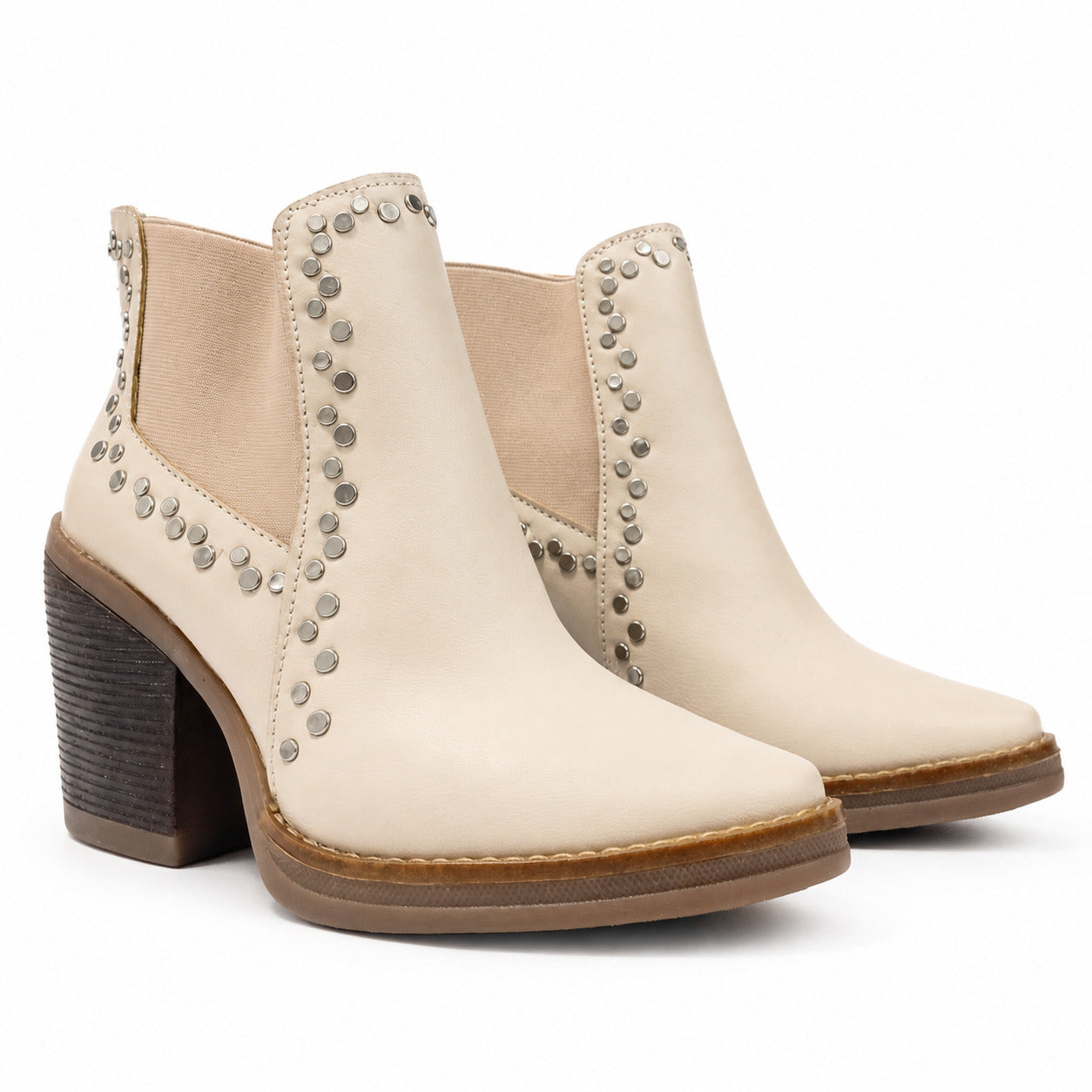 BOTINES MUJER RIVALI NUDE - 4