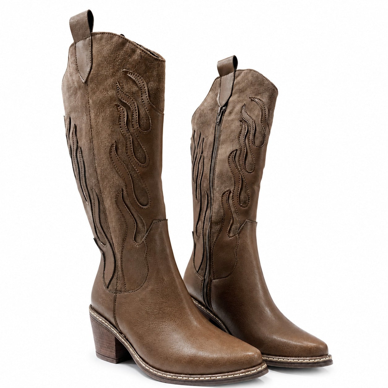 BOTAS MUJER FAMUS MARRÓN - 4