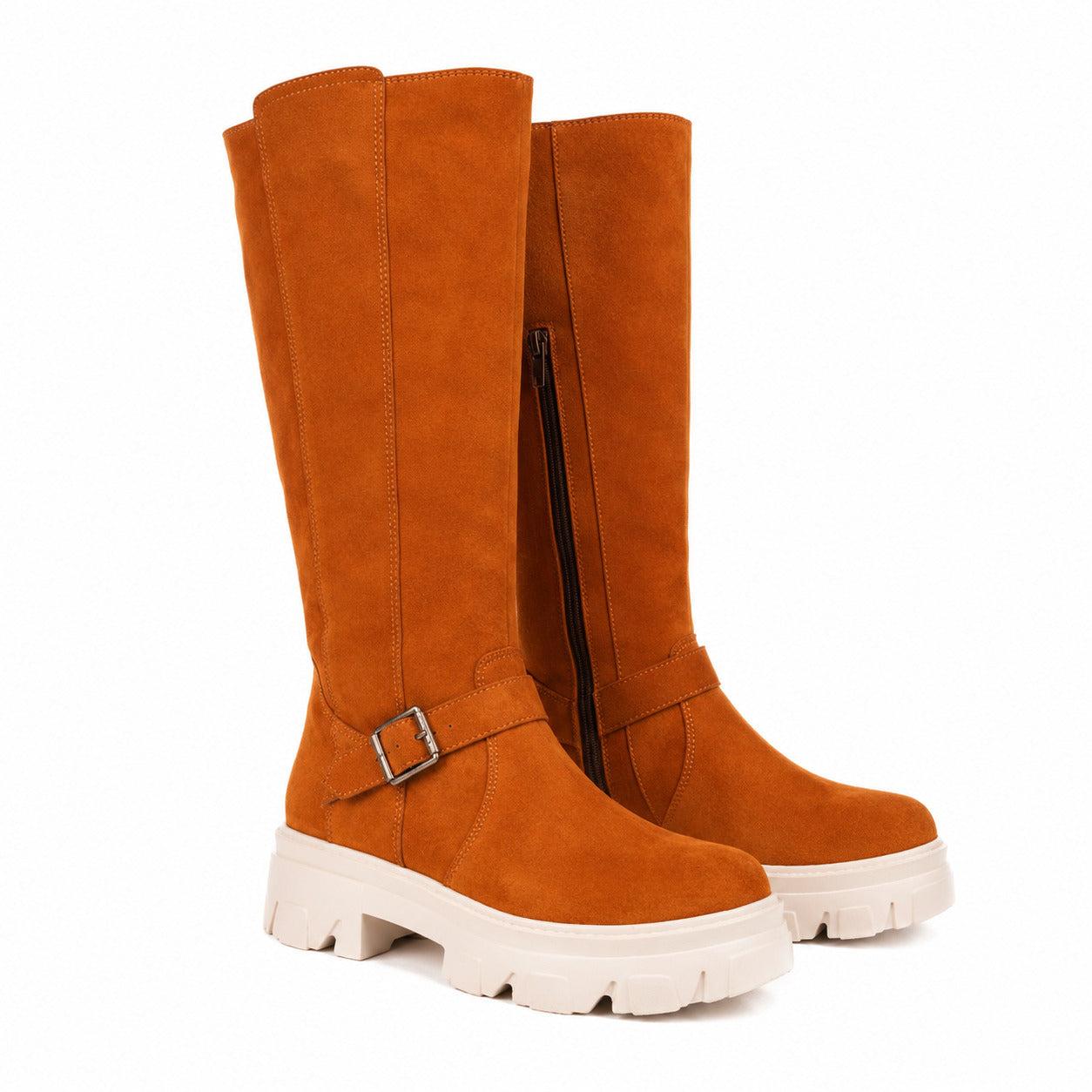 BOTAS MUJER MODANSA CAMEL - 6