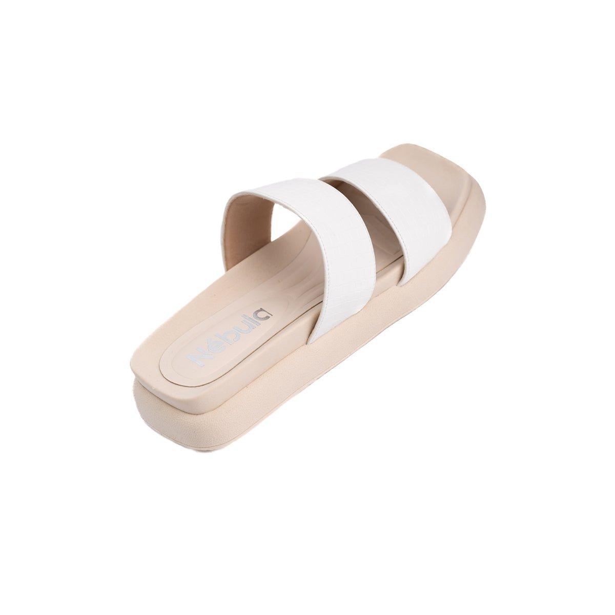 SANDALIAS CASUALES MUJER CHICORITA BLANCO - 4