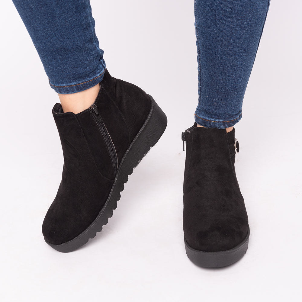 BOTINES MUJER SPA NEGRO - 2