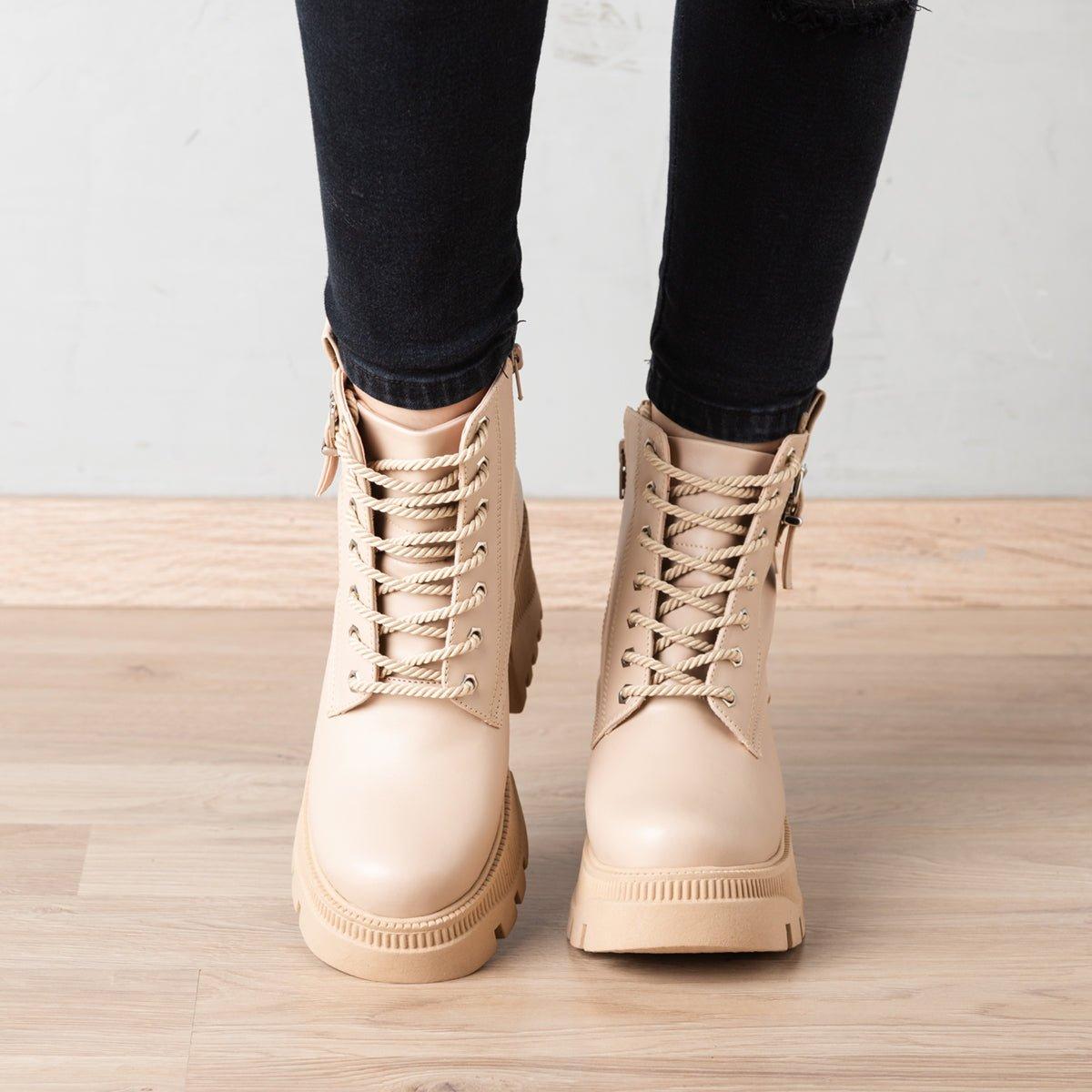 BOTAS MUJER KAIMA BEIGE - 2