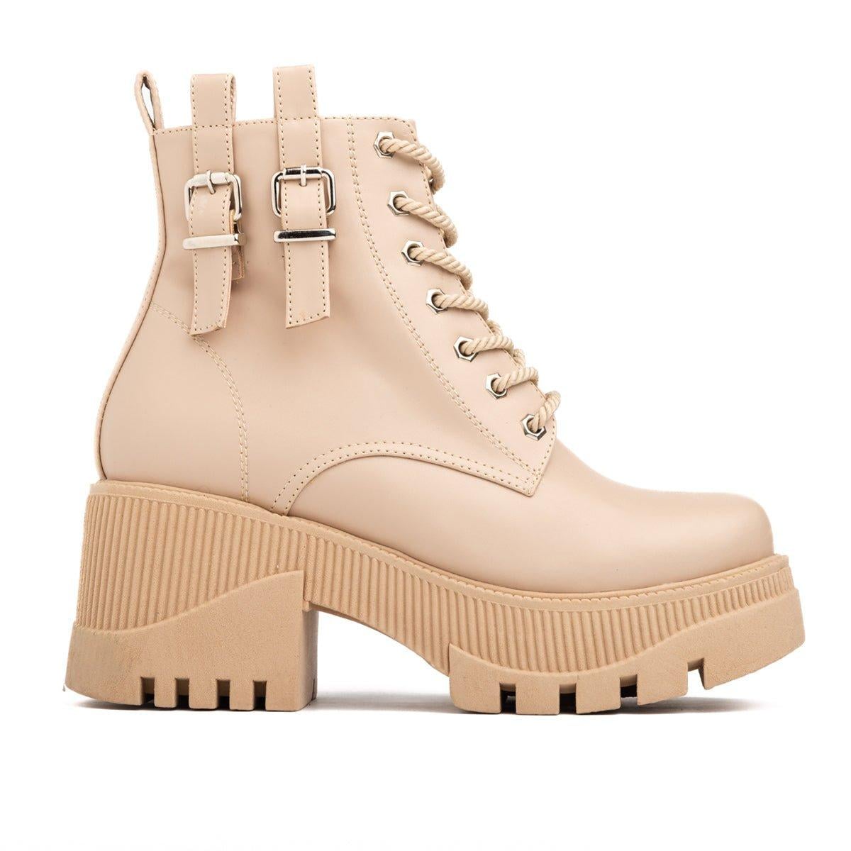 BOTAS MUJER KAIMA BEIGE - 4
