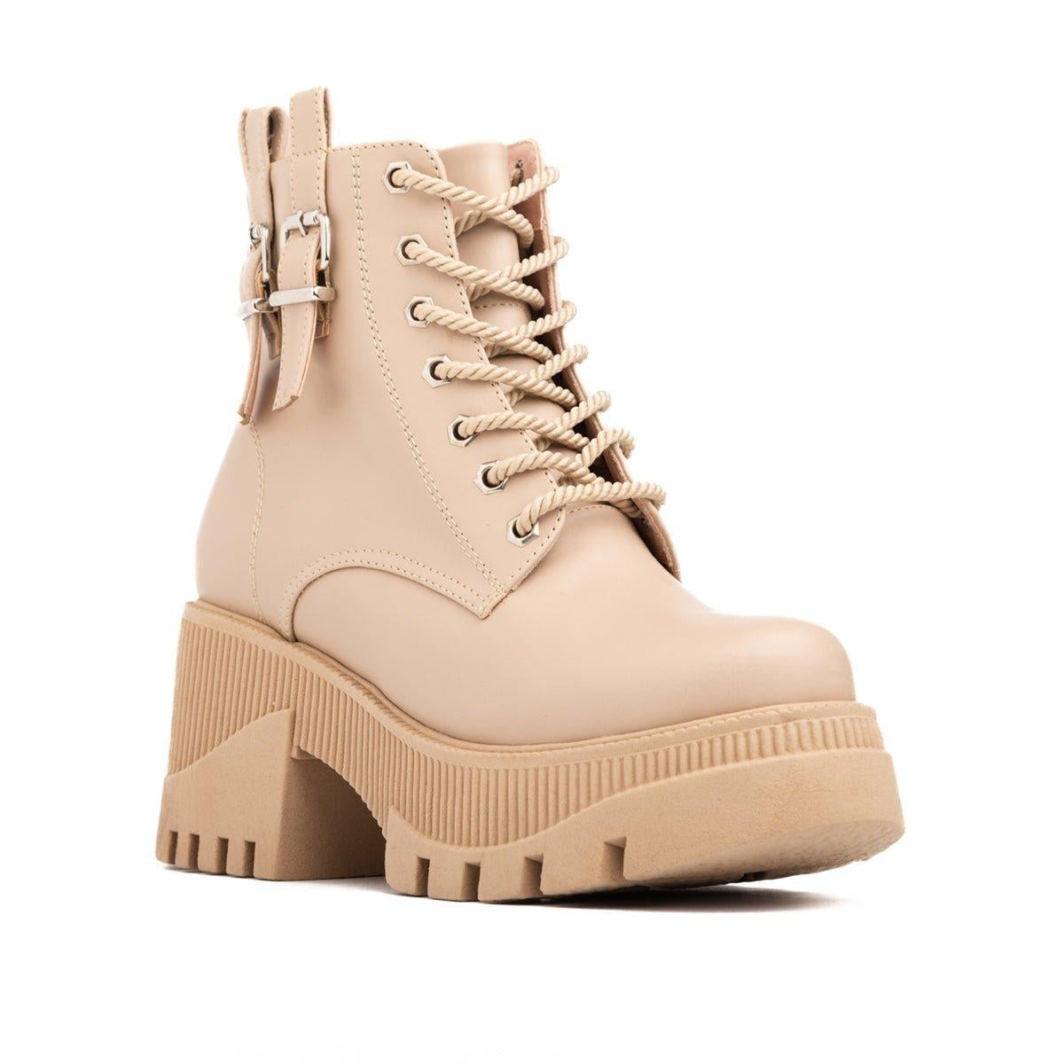 BOTAS MUJER KAIMA BEIGE - 5