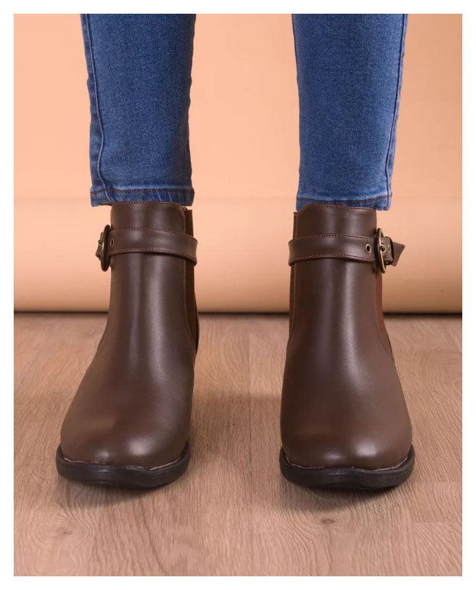 BOTINES MUJER SAPPORO MARRON - 2