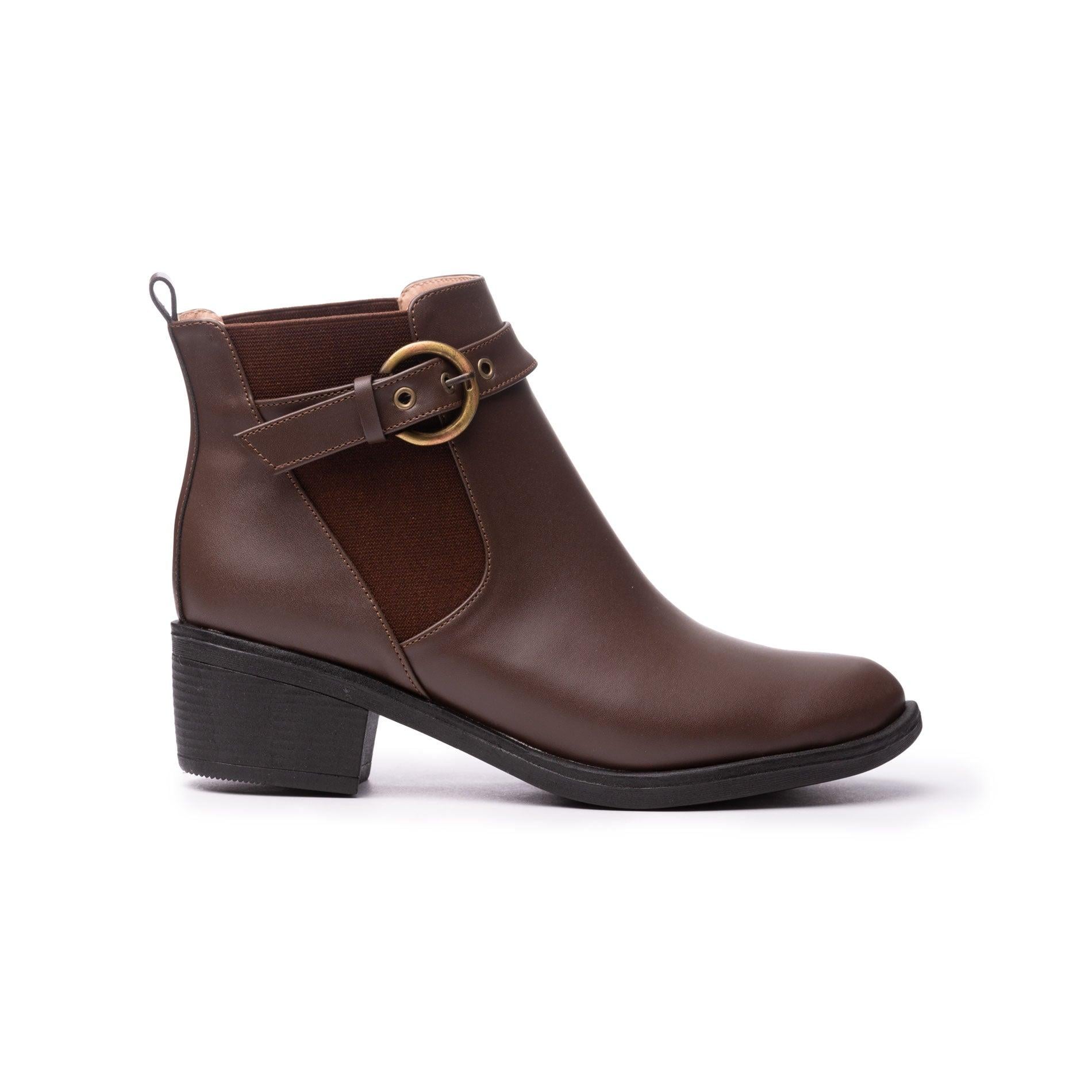 BOTINES MUJER SAPPORO MARRON - 4