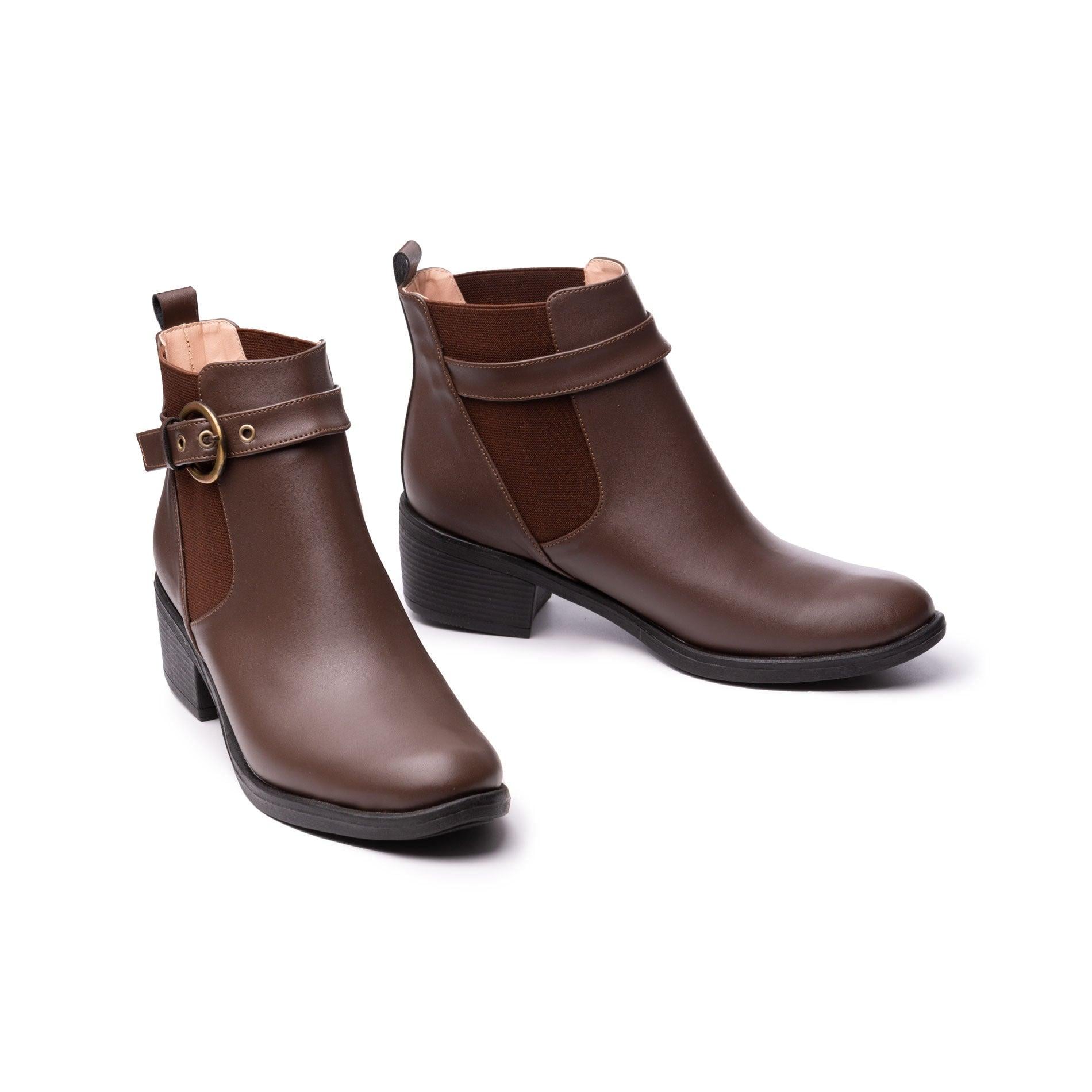 BOTINES MUJER SAPPORO MARRON - 5