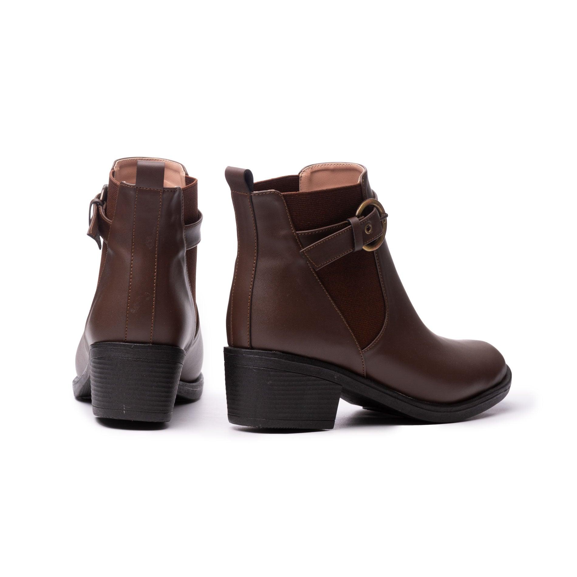 BOTINES MUJER SAPPORO MARRON - 6