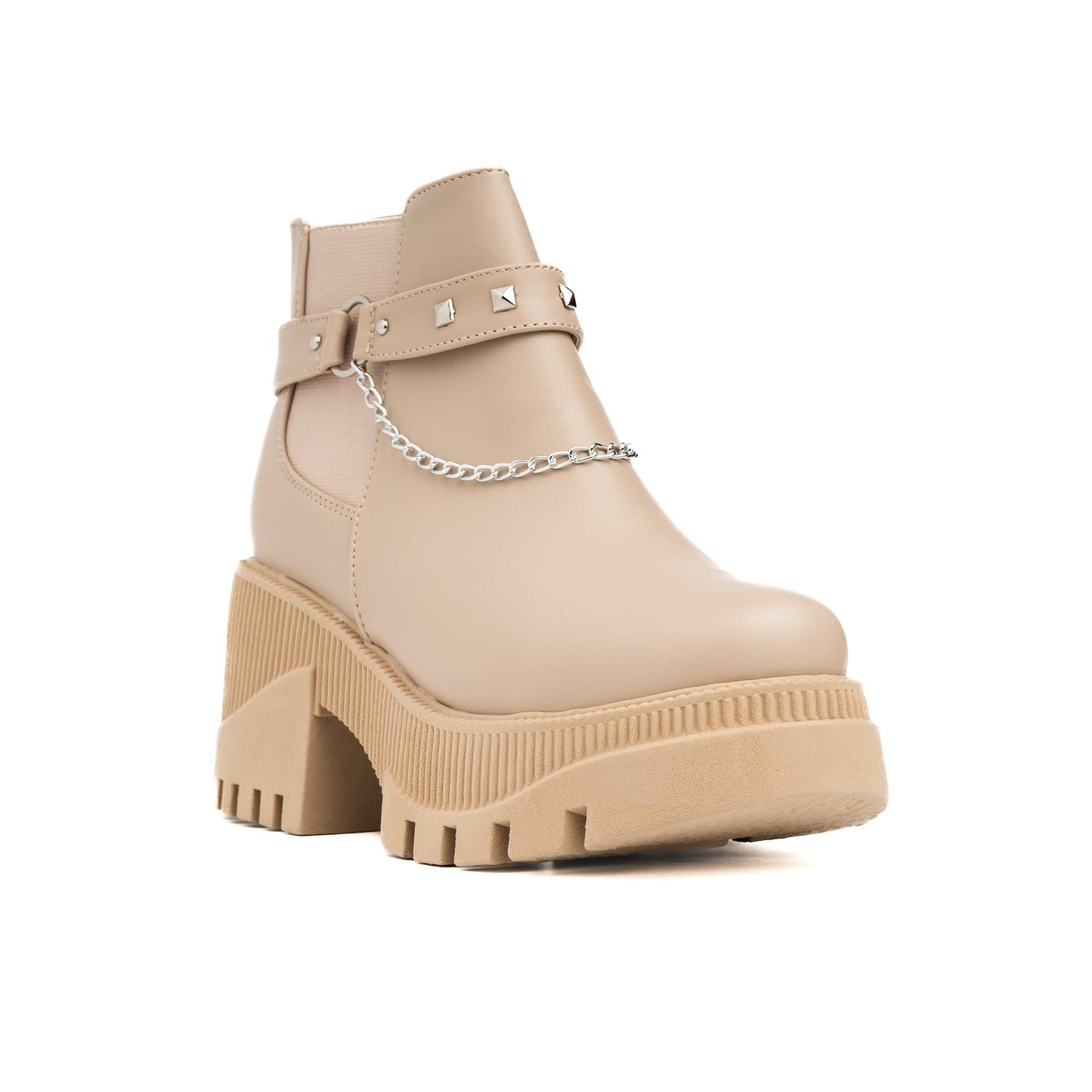 BOTAS MUJER ARISBETH BEIGE - 5