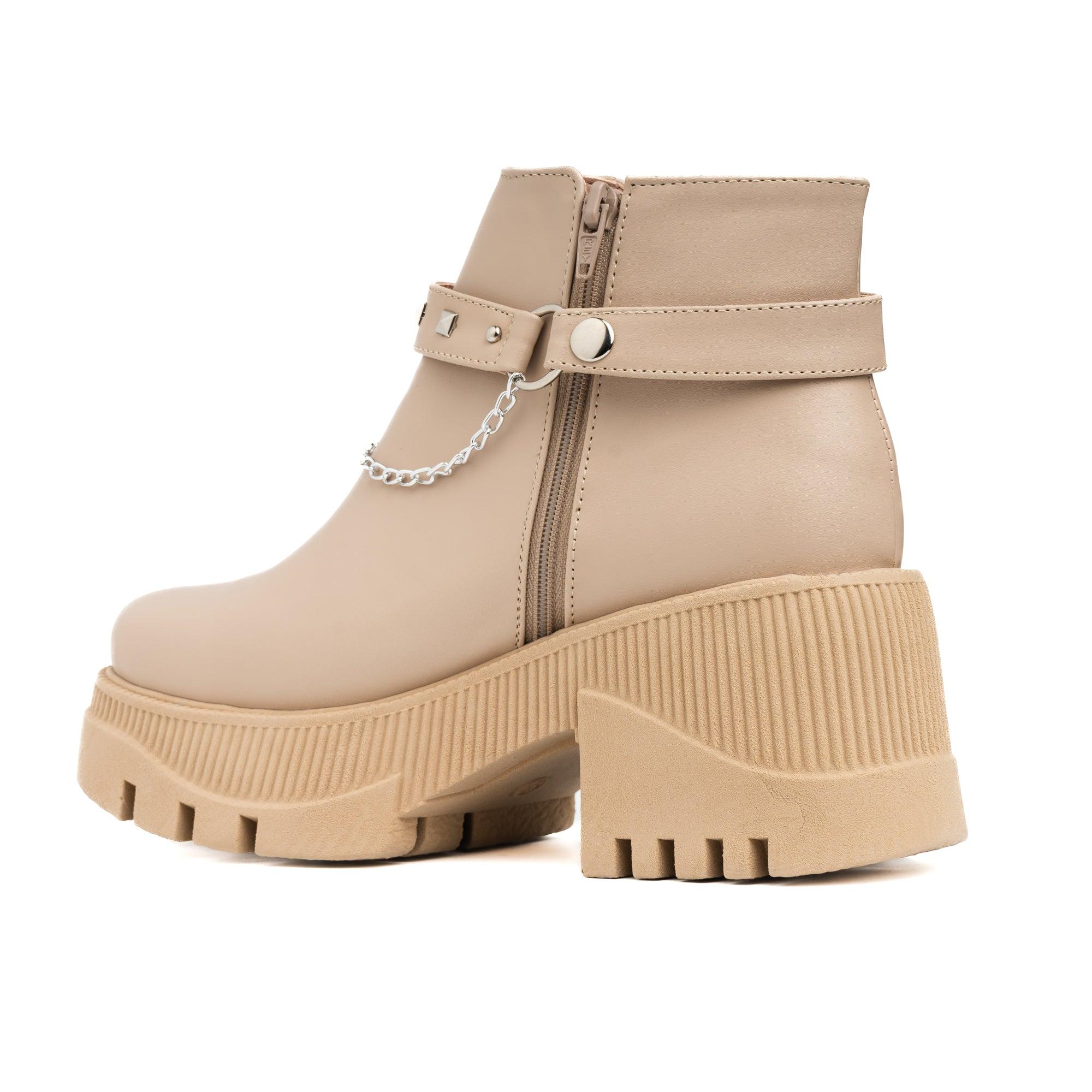 BOTAS MUJER ARISBETH BEIGE - 6