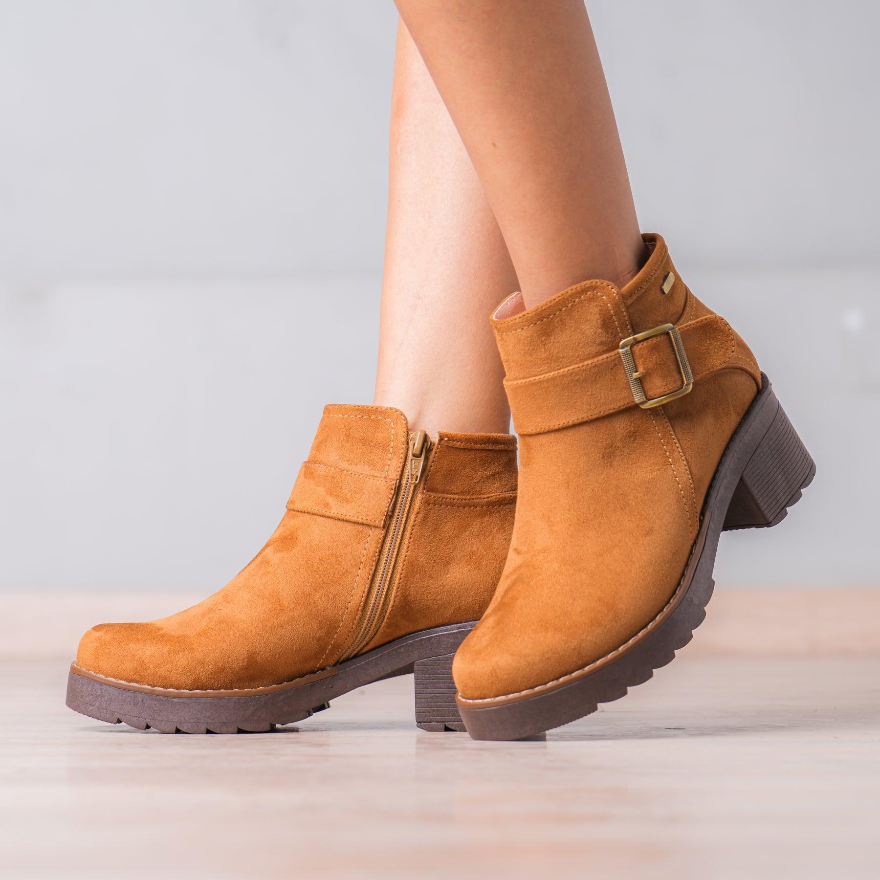 BOTINES MUJER BUSSELTON CAMEL - 1