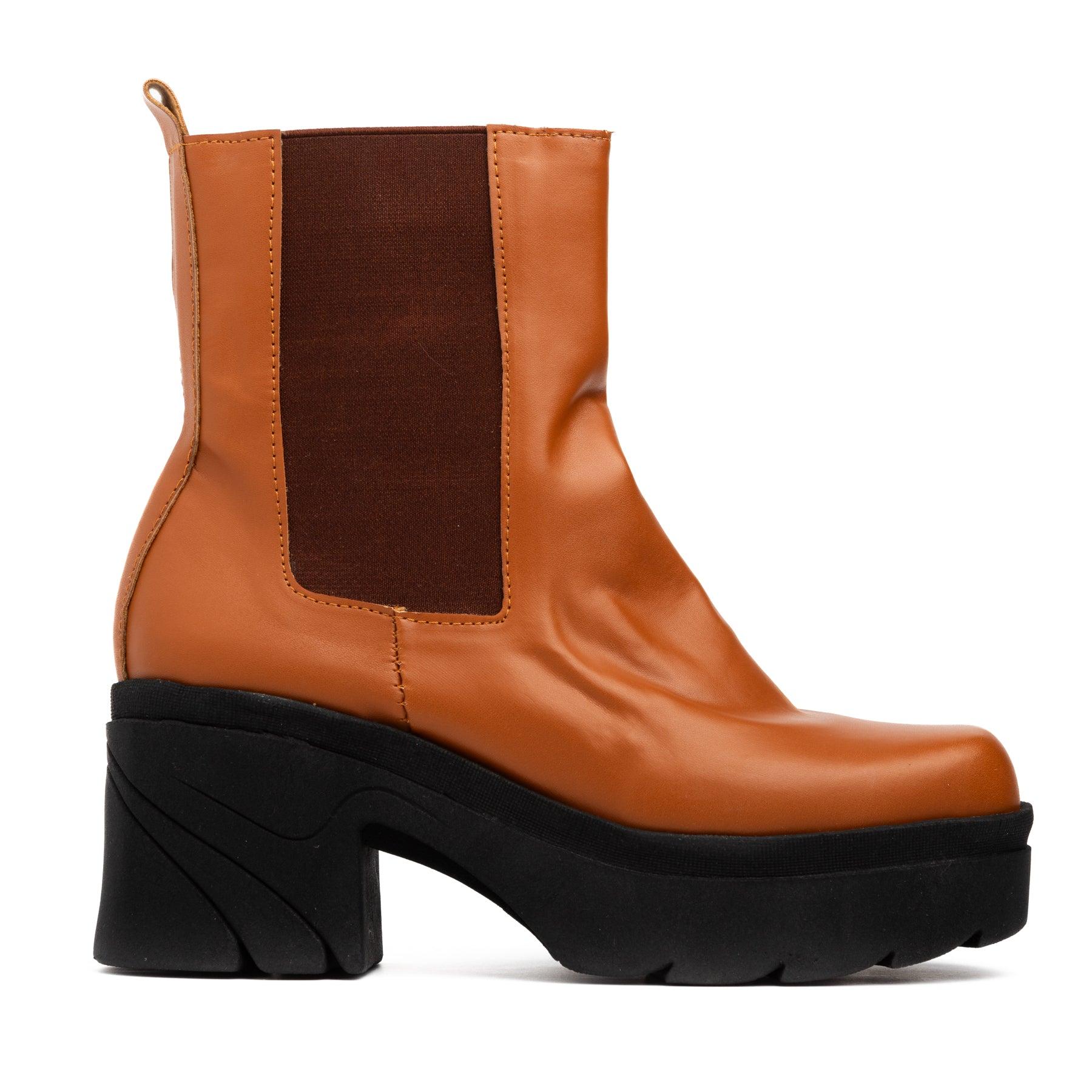 BOTAS MUJER RUSE CAMEL - 4