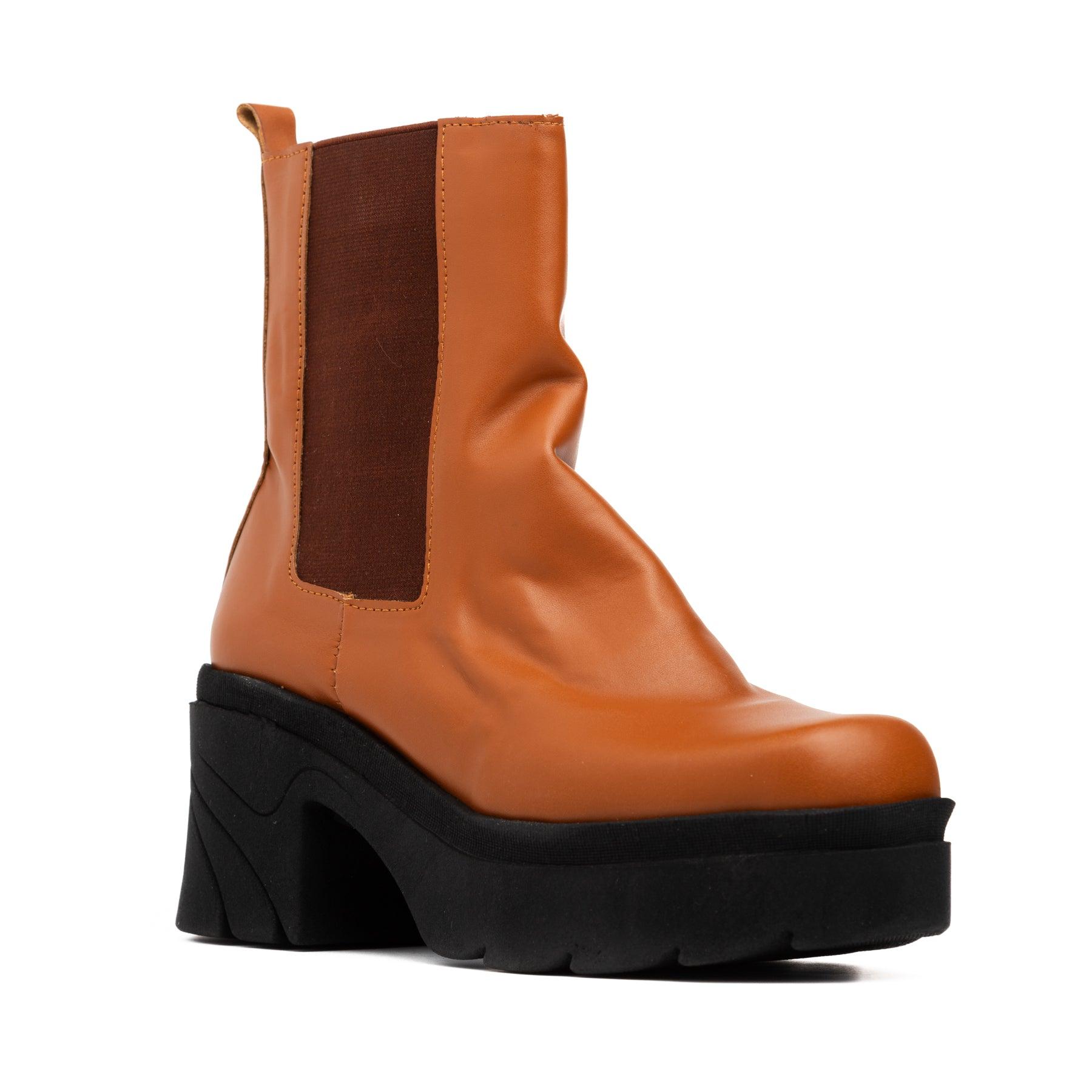 BOTAS MUJER RUSE CAMEL - 5