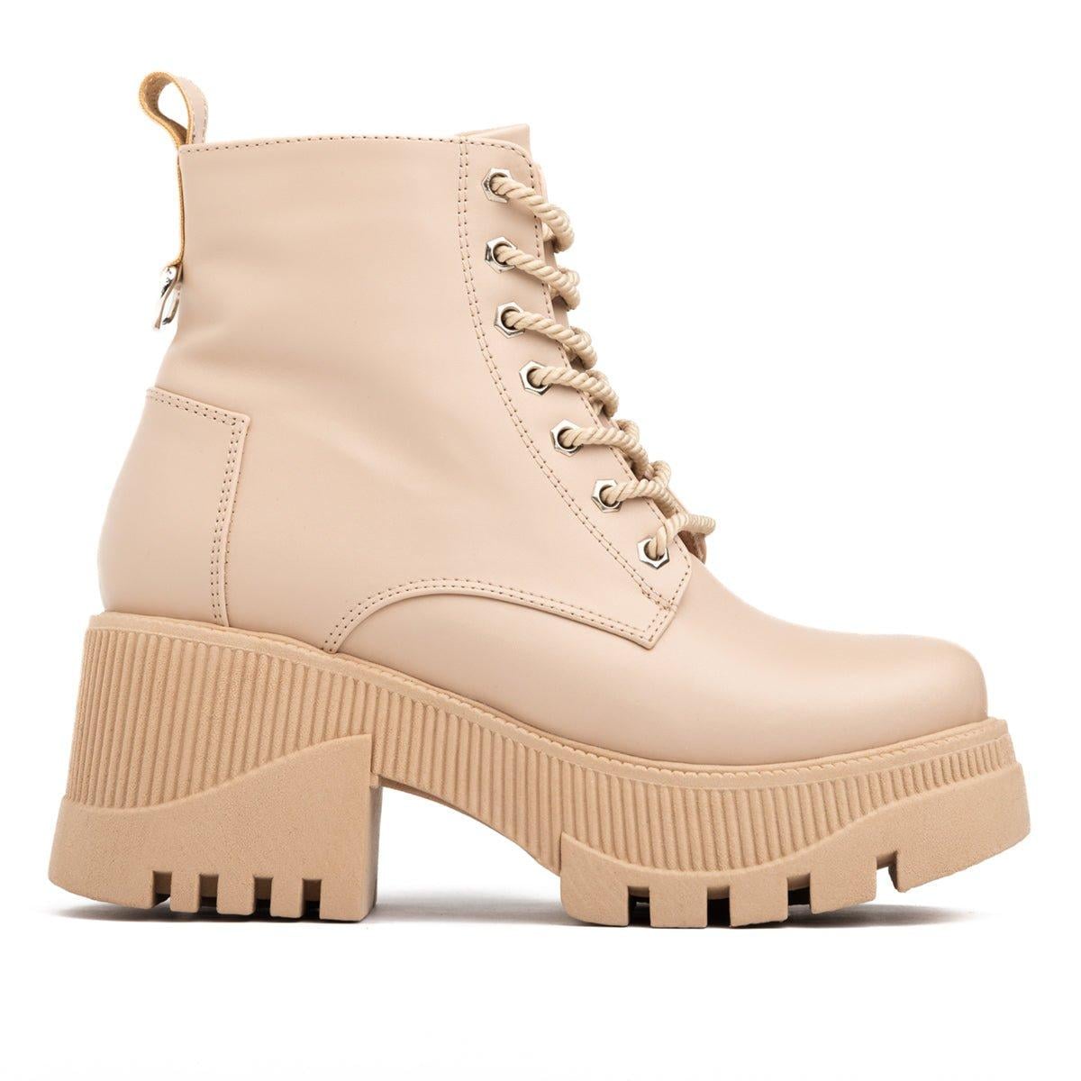 BOTAS MUJER TRYXI BEIGE - 4