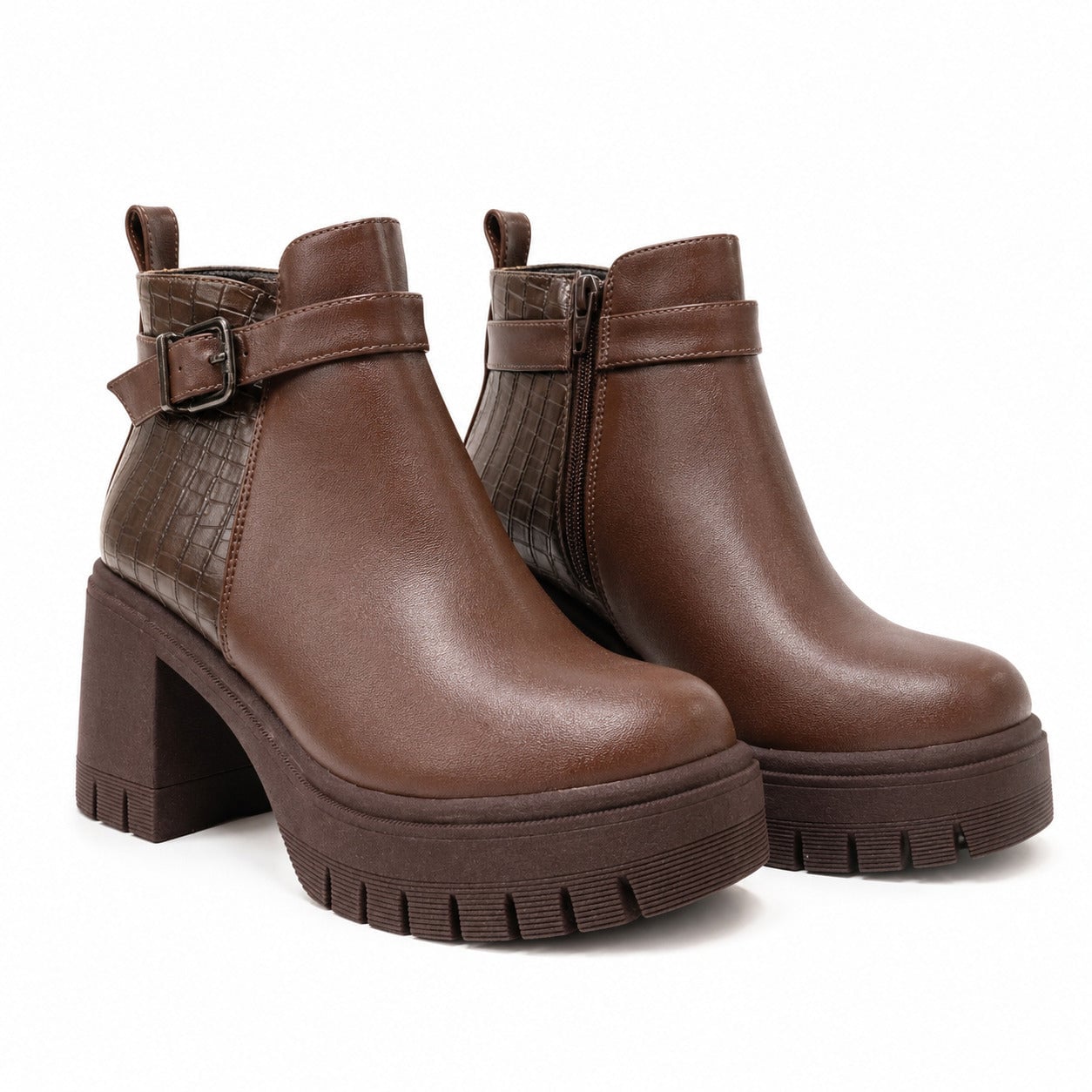 BOTINES MUJER KALIRO MARRON - 4
