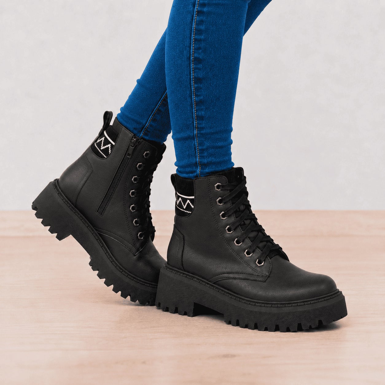 BOTAS MUJER WARK NEGRO - 3