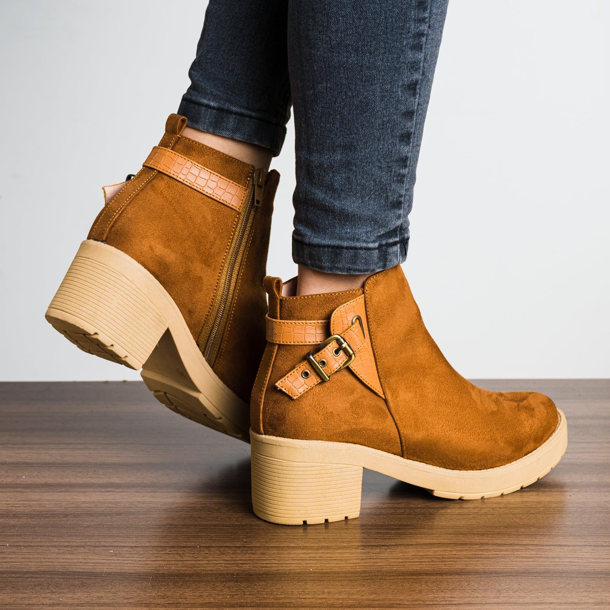 BOTINES MUJER GUBERT CAMEL - 3