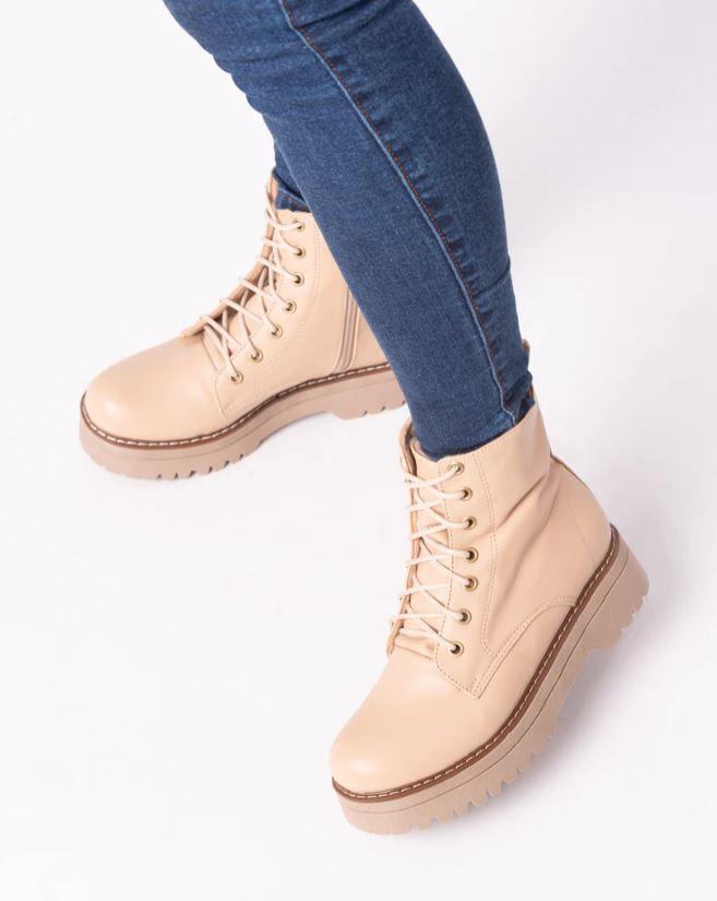 BOTAS MUJER BADO BEIGE - 2