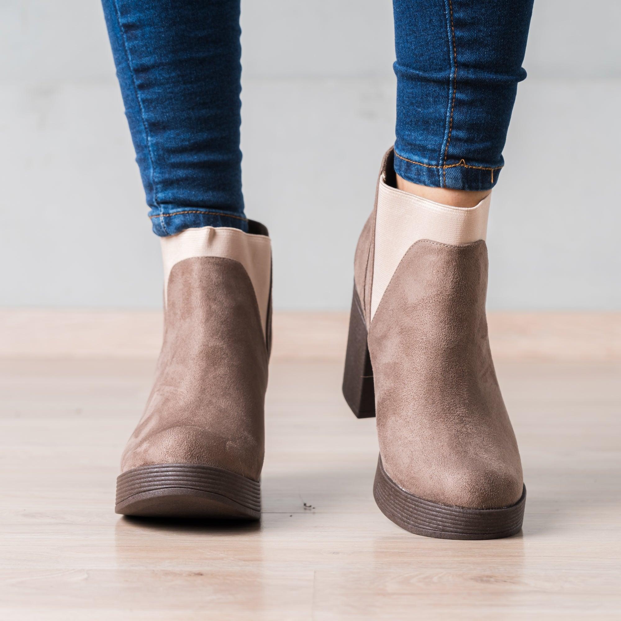 BOTINES MUJER UIV TOPO - 2