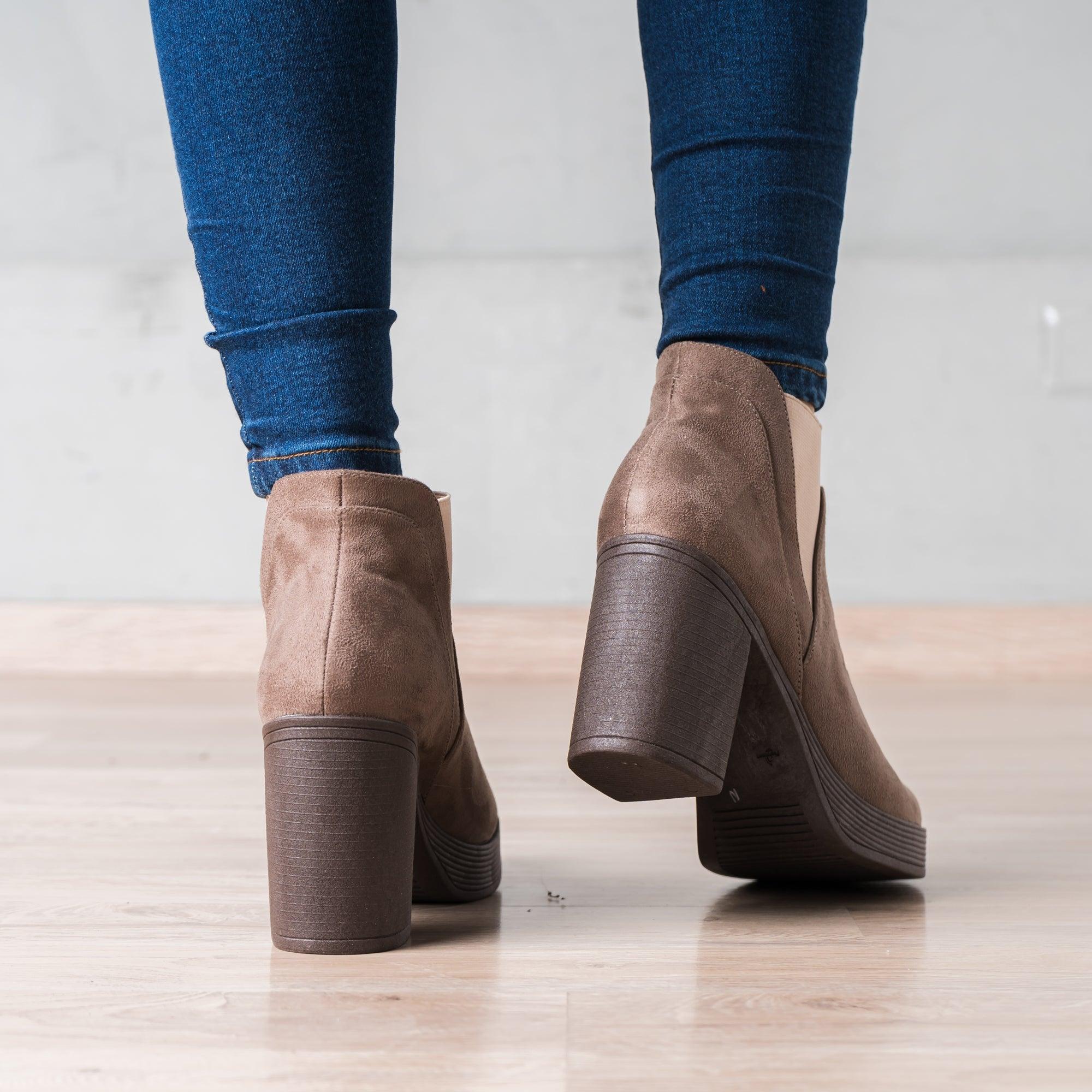 BOTINES MUJER UIV TOPO - 3