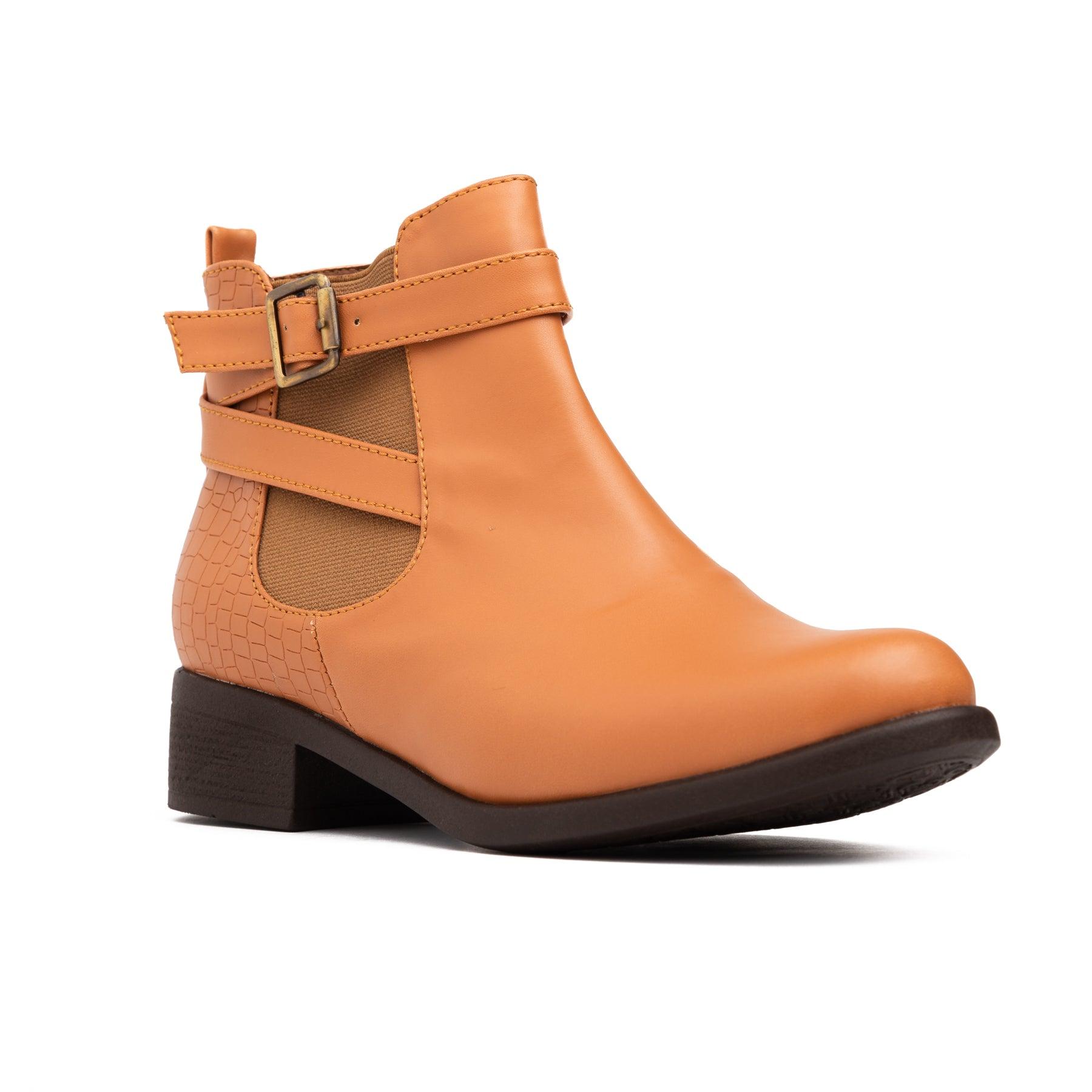 BOTINES MUJER SILVEN CAMEL SERPIENTE - 5