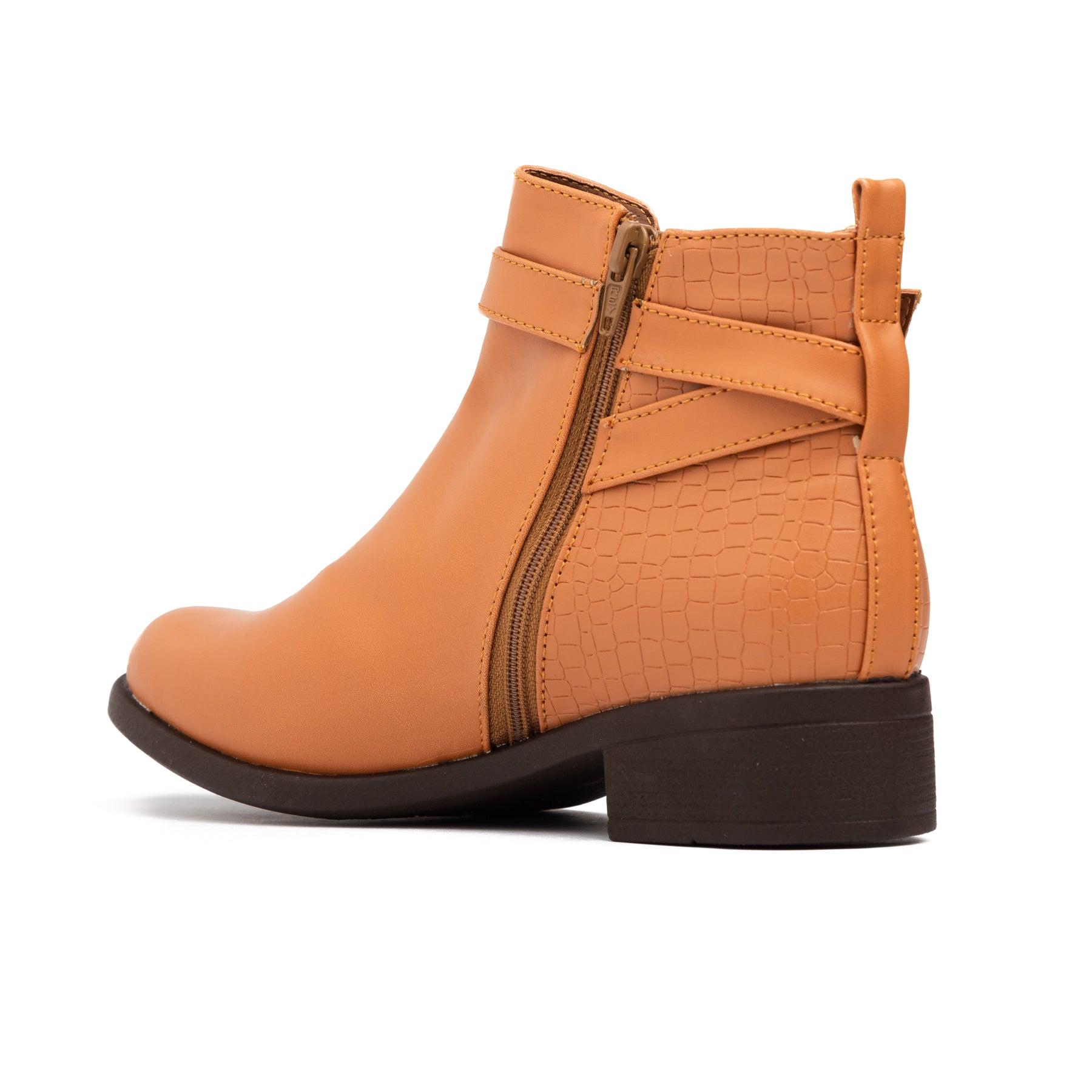 BOTINES MUJER SILVEN CAMEL SERPIENTE - 6