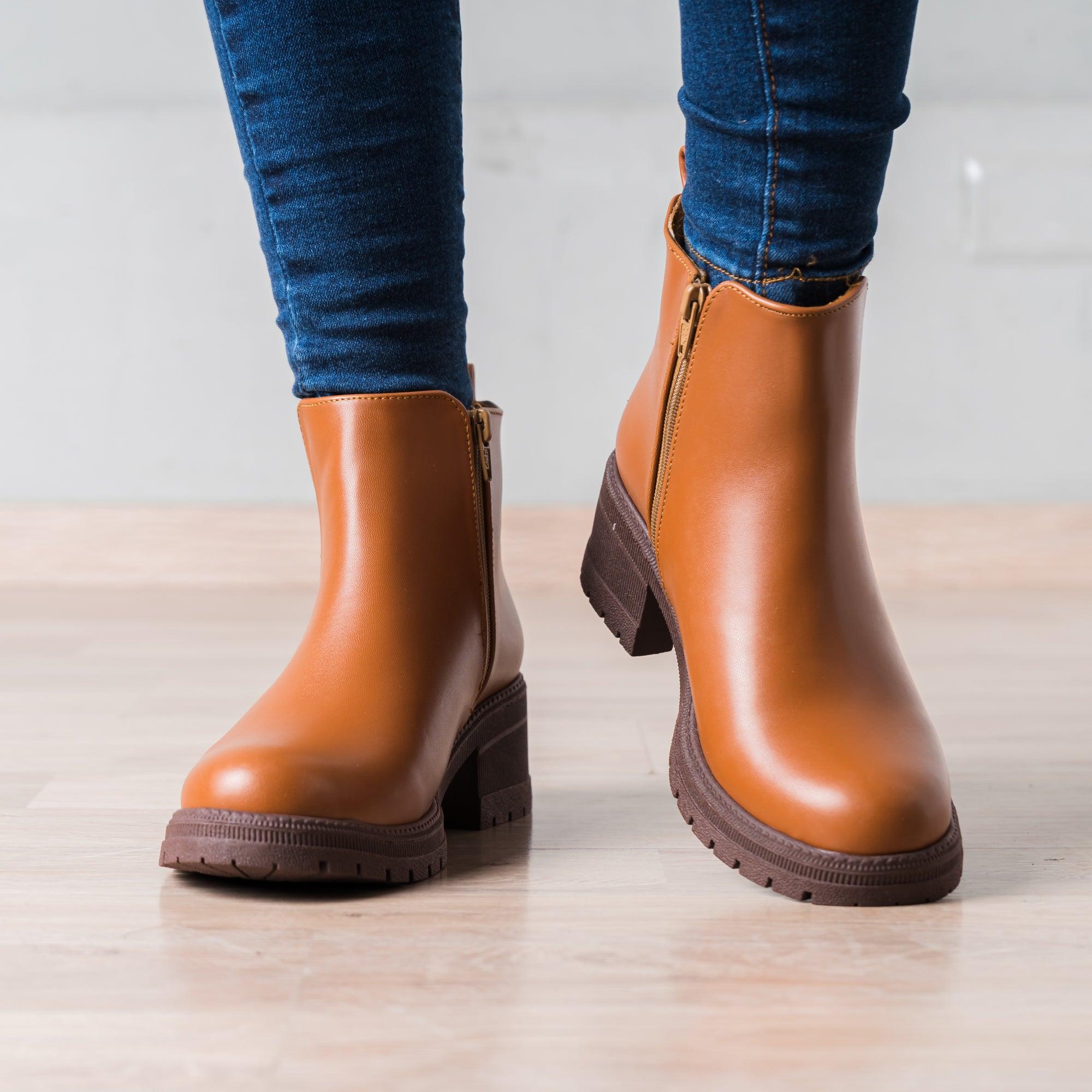 BOTAS MUJER AMSET CAMEL - 2
