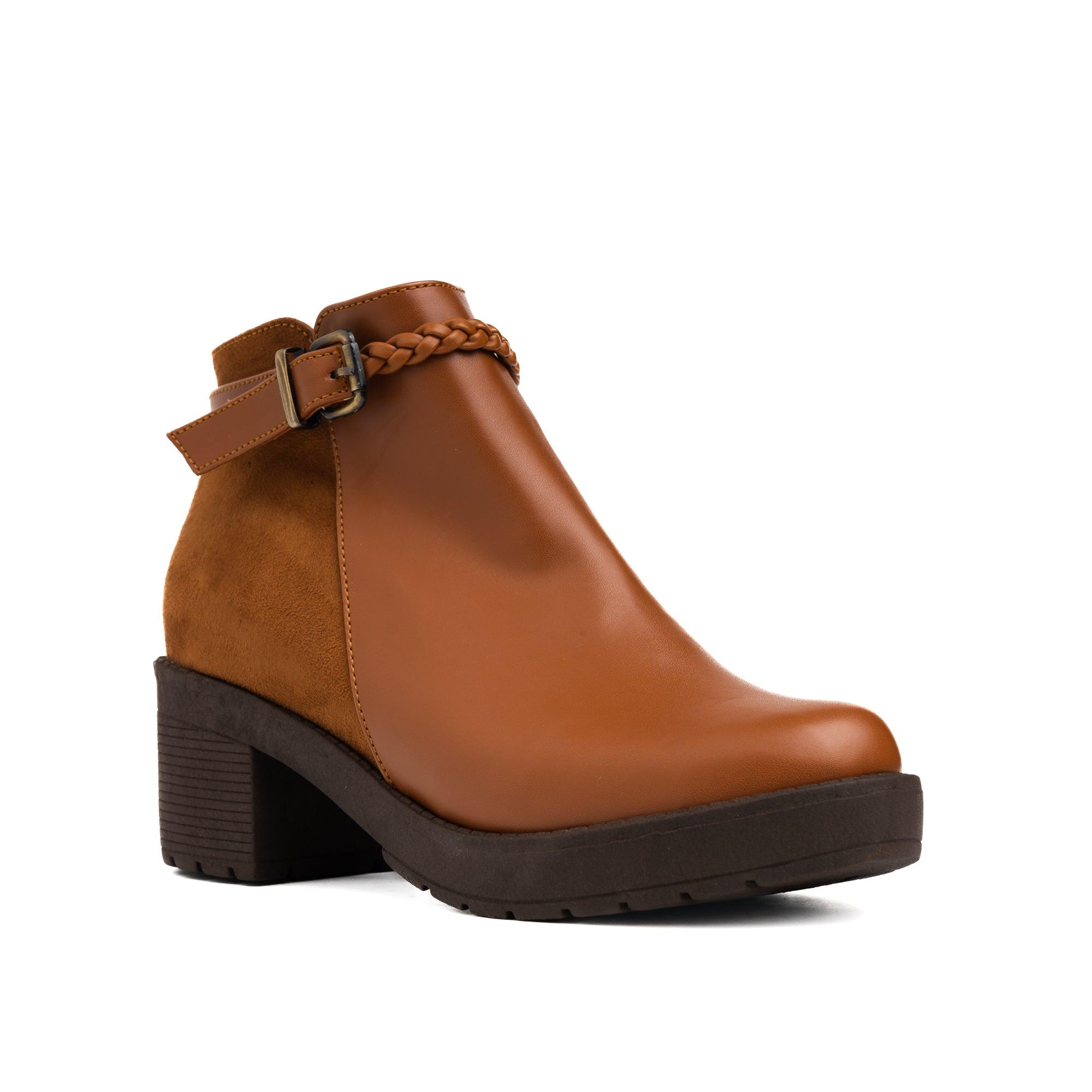 BOTINES MUJER LAZZY CAMEL - 5
