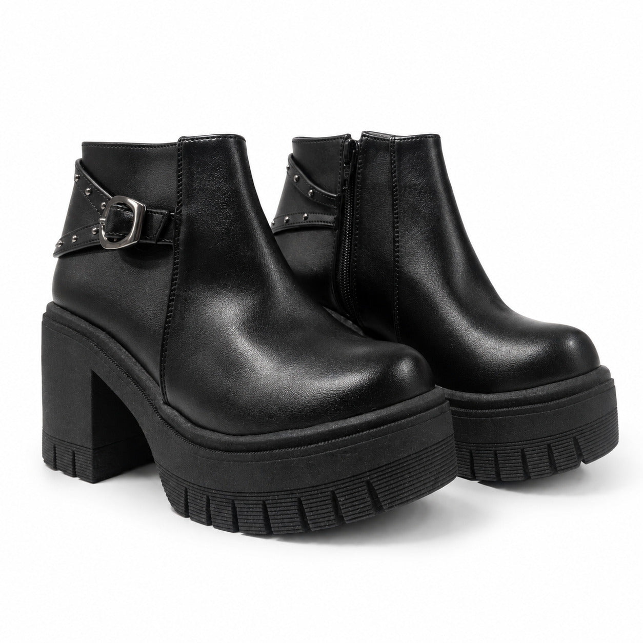 BOTINES MUJER MAKAZI NEGRO - 4